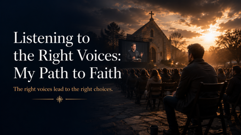 Listening to the Right Voices: My Path to Faith