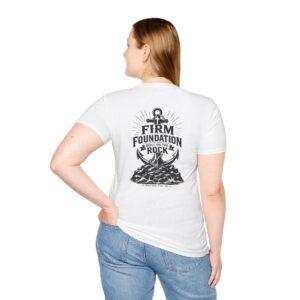 Anchor Badge T‑Shirt — 'Trusting the Anchor' Nautical Vintage Tee