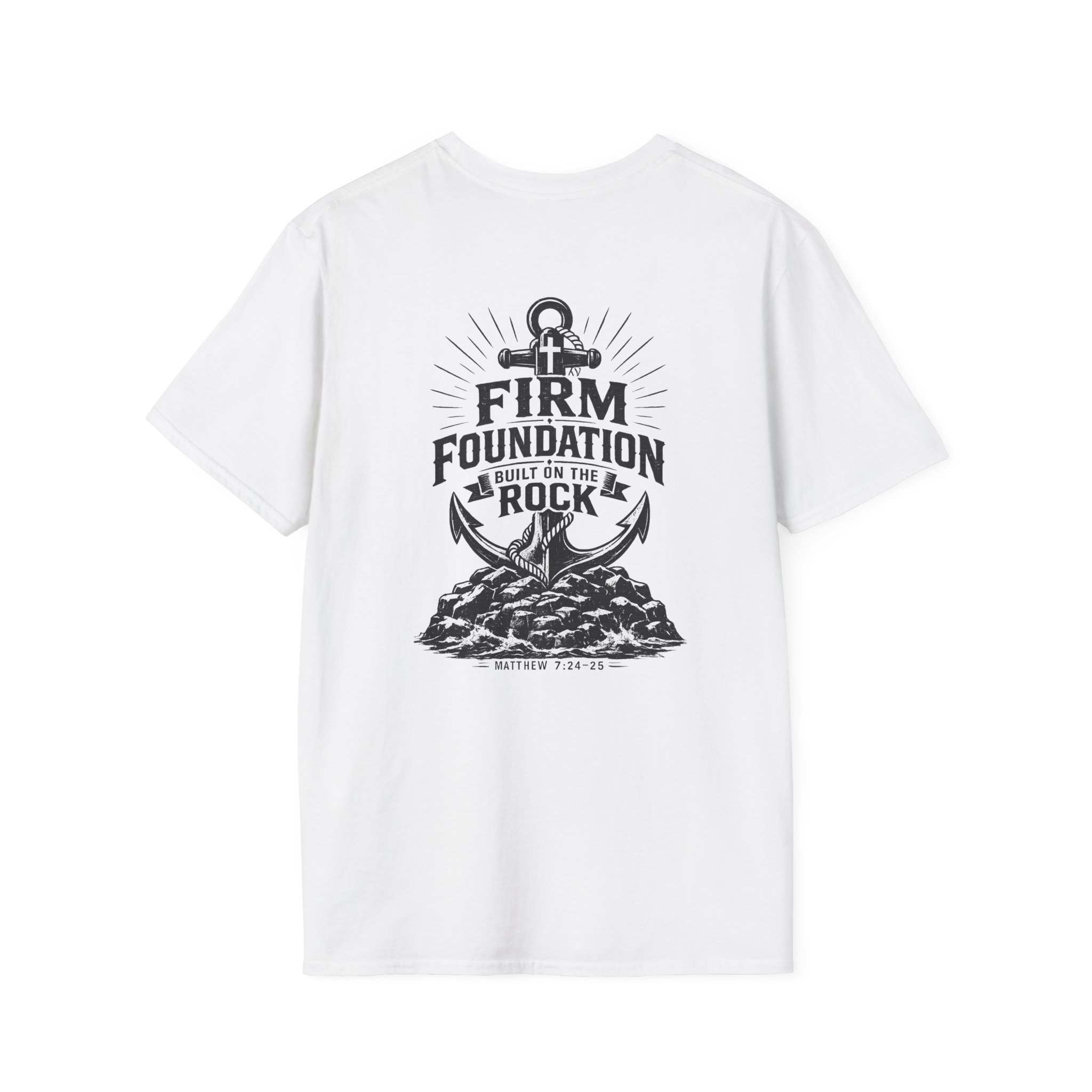 Anchor Badge T‑Shirt — 'Trusting the Anchor' Nautical Vintage Tee - Image 5
