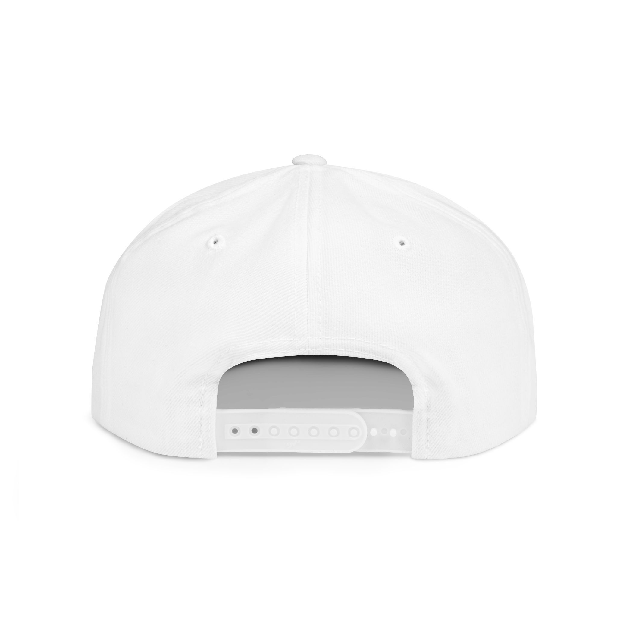 Trusting The Anchor Flat Bill Snapback Hat | Christian Faith Hat | Embroidered Adjustable Cap | Christian Apparel - Image 3
