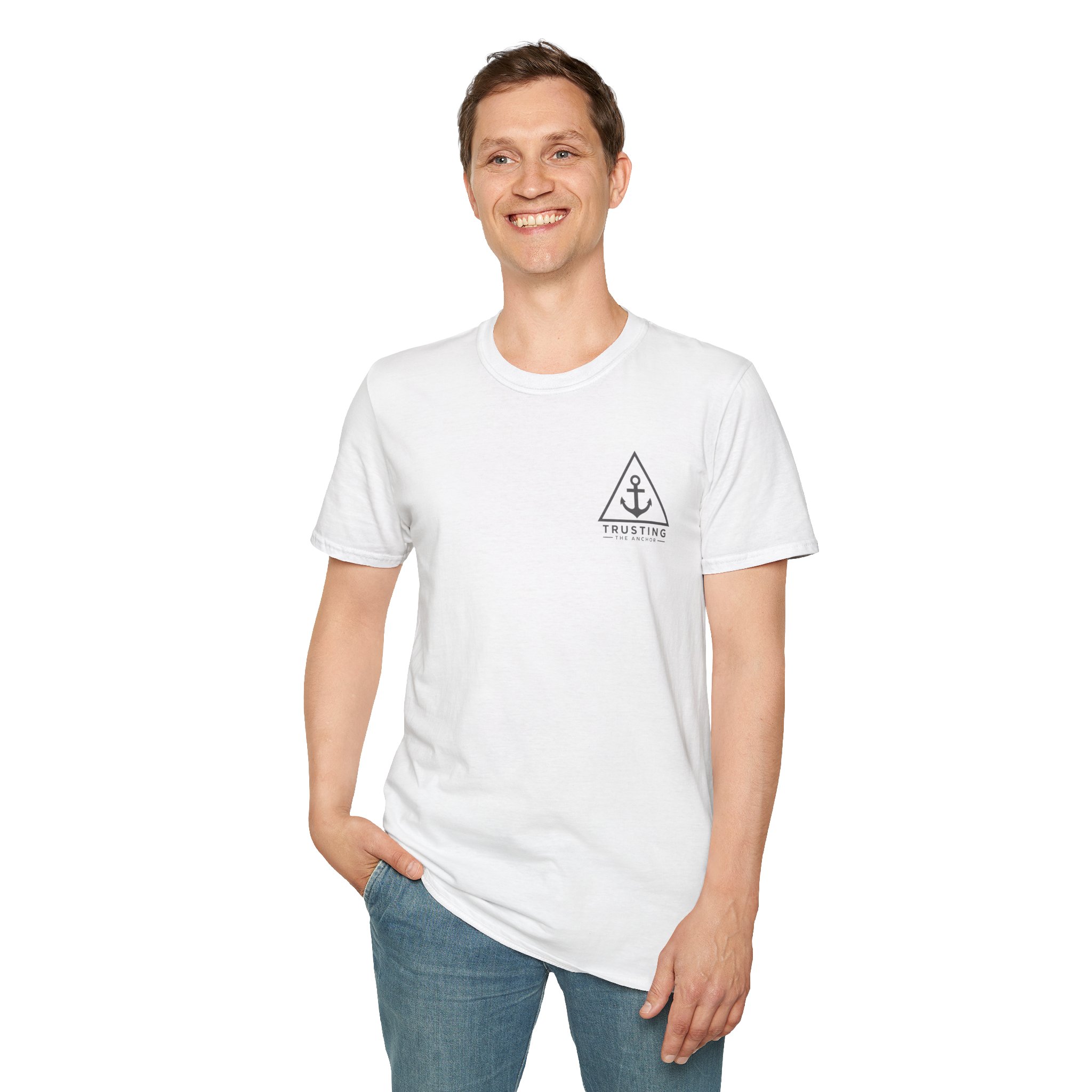 Anchor Badge T‑Shirt — 'Trusting the Anchor' Nautical Vintage Tee - Image 9