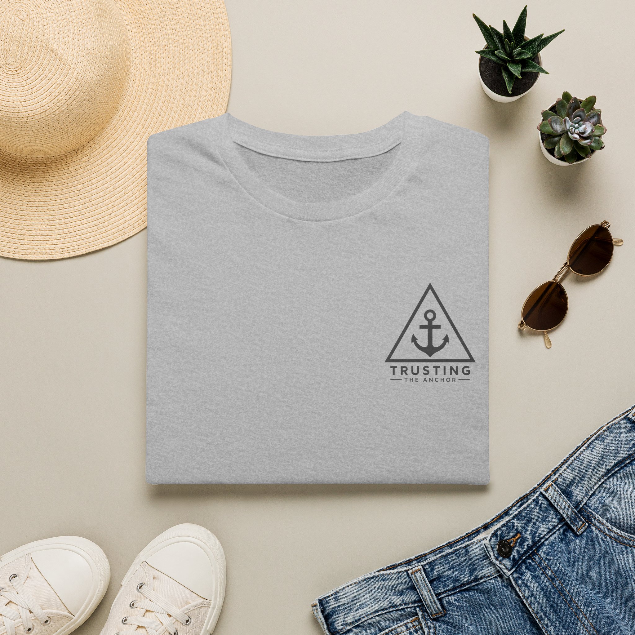 Anchor Badge T‑Shirt — 'Trusting the Anchor' Nautical Vintage Tee - Image 15