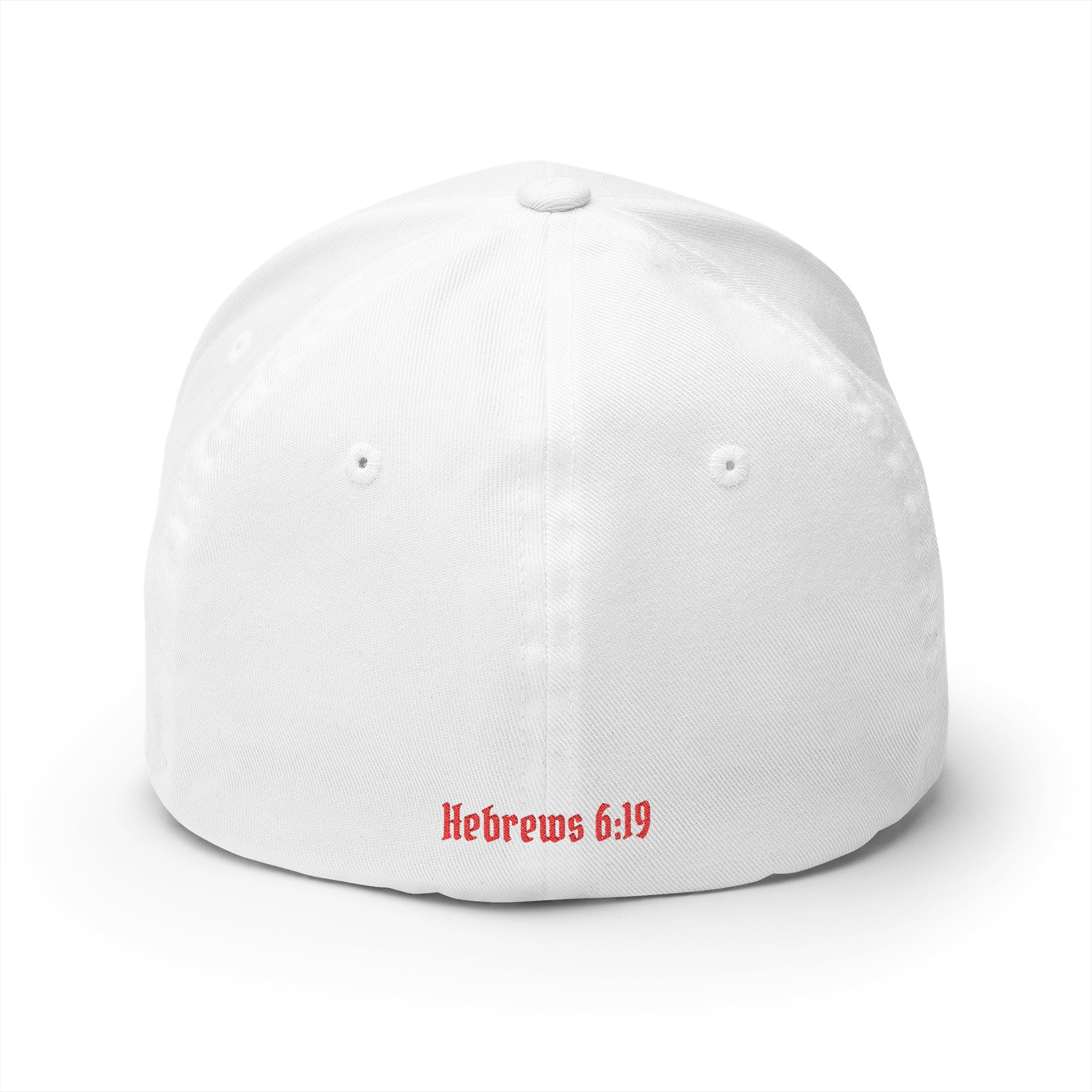 Trusting The Anchor™ | Hebrews 6:19 Embroidered Fitted Hat ⭐ - Image 5