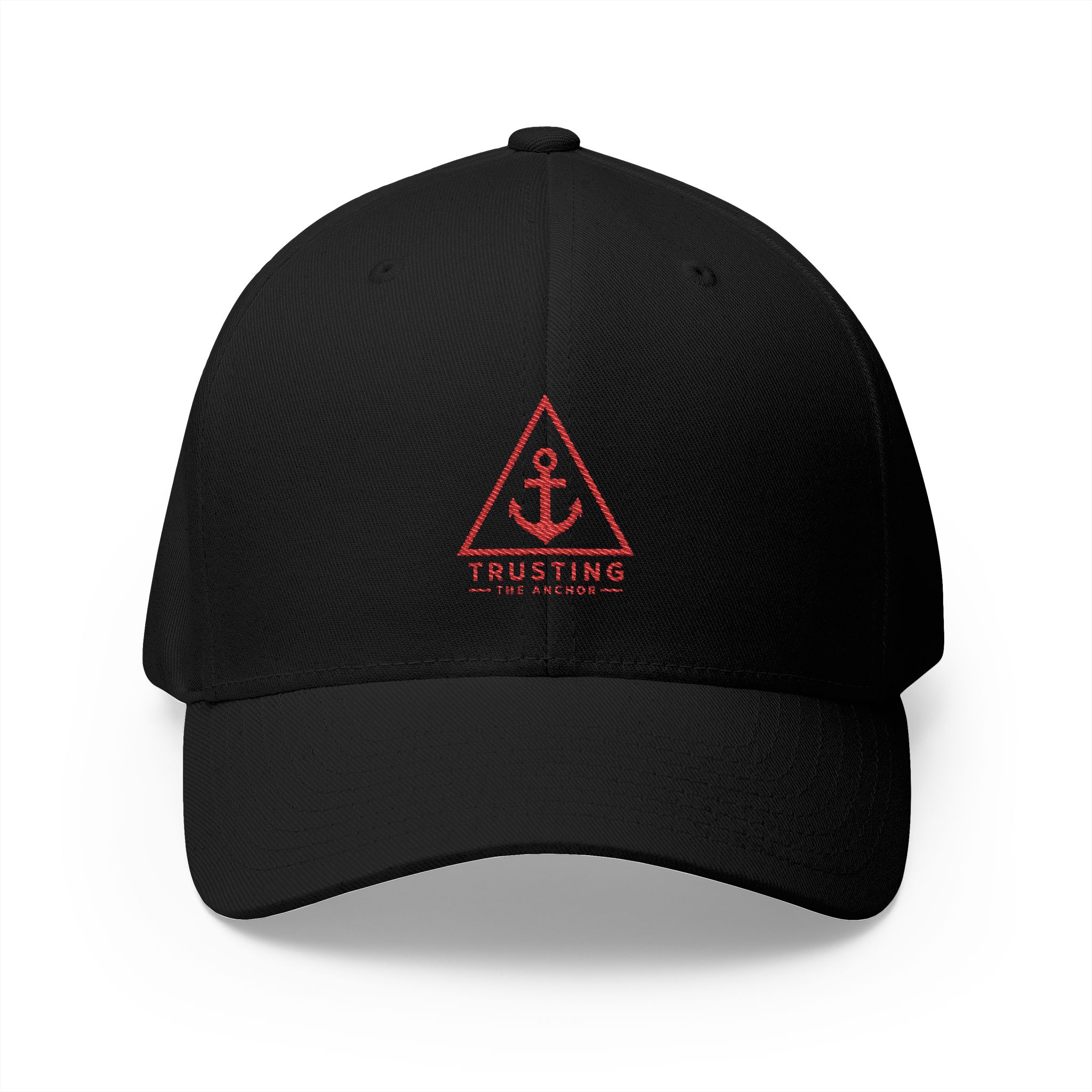 Trusting Anchor Embroidered Cap — Hebrews 6:19 Christian Hat - Image 2