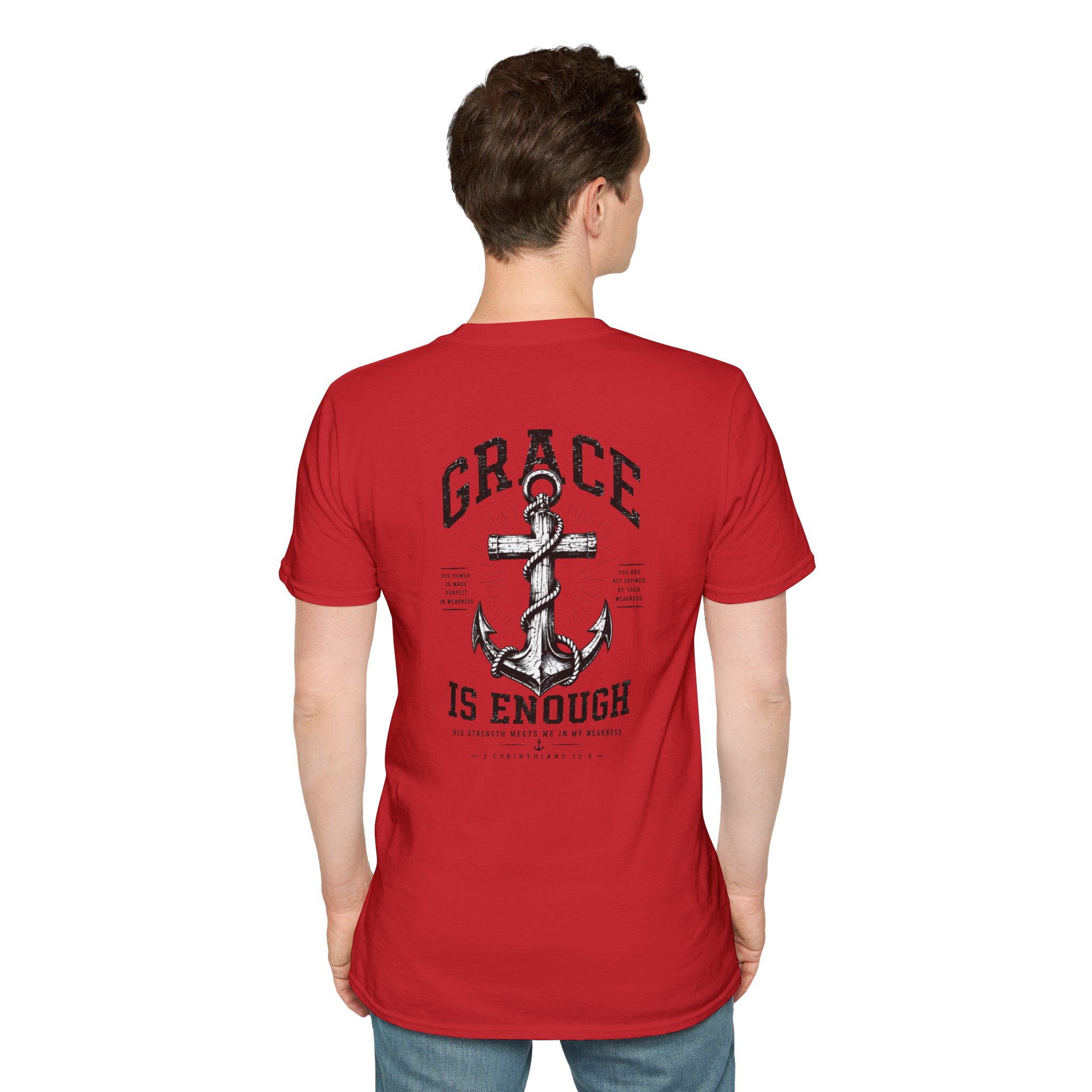 2 Corinthians 12:9 Christian T-Shirt | Grace Is Enough | Trusting The Anchor™ - Image 66