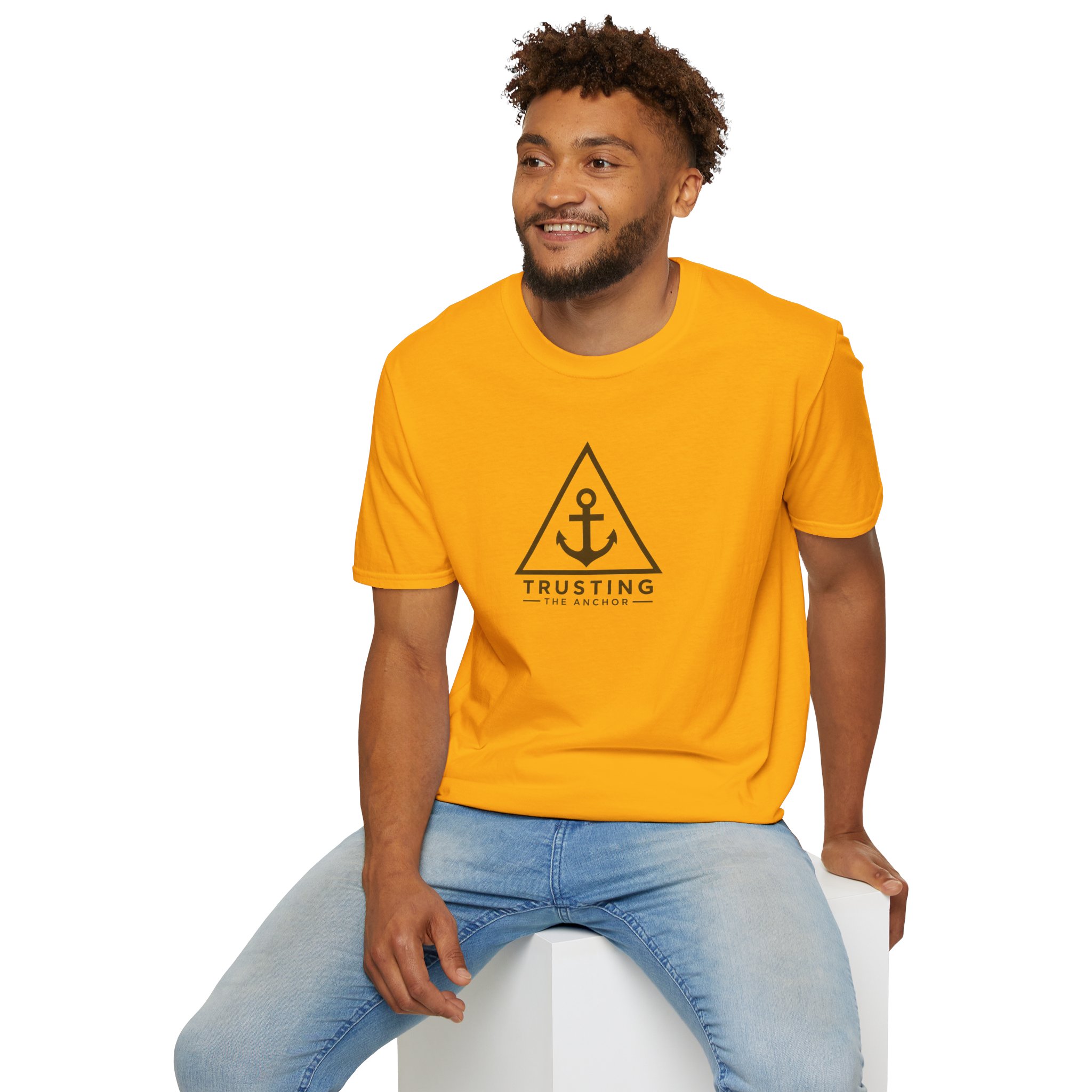 Trusting The Anchor™ | Hope Holds | Unisex Softstyle T-Shirt ⭐ (Hebrews 6:19) - Image 27