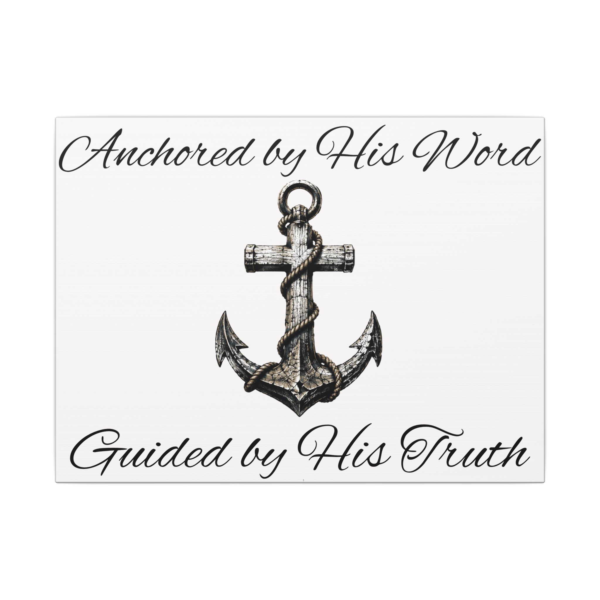 Trusting The Anchor™ | Anchored by His Word Canvas Print - Image 17