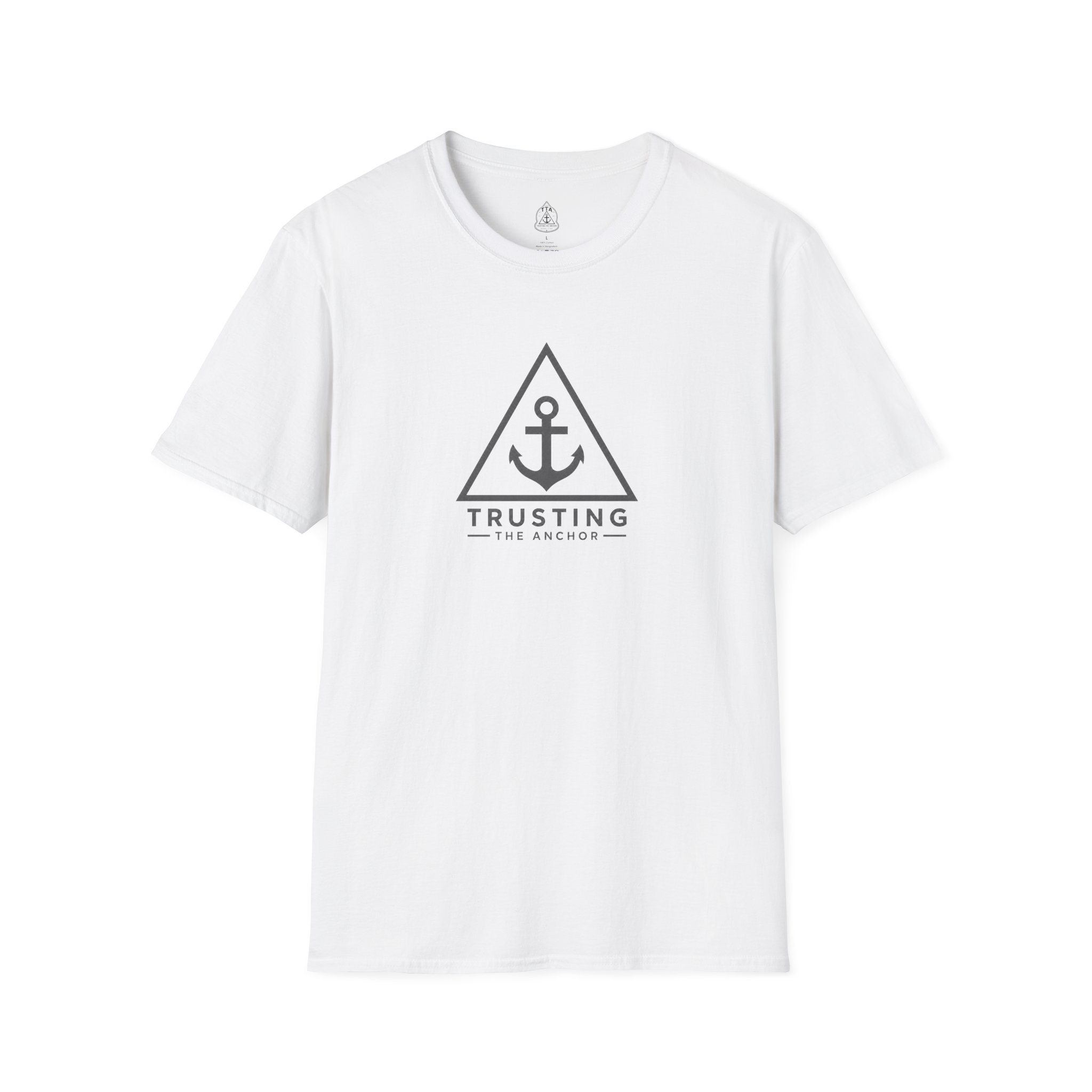 Trusting The Anchor™ | Hope Holds | Unisex Softstyle T-Shirt ⭐ (Hebrews 6:19) - Image 2