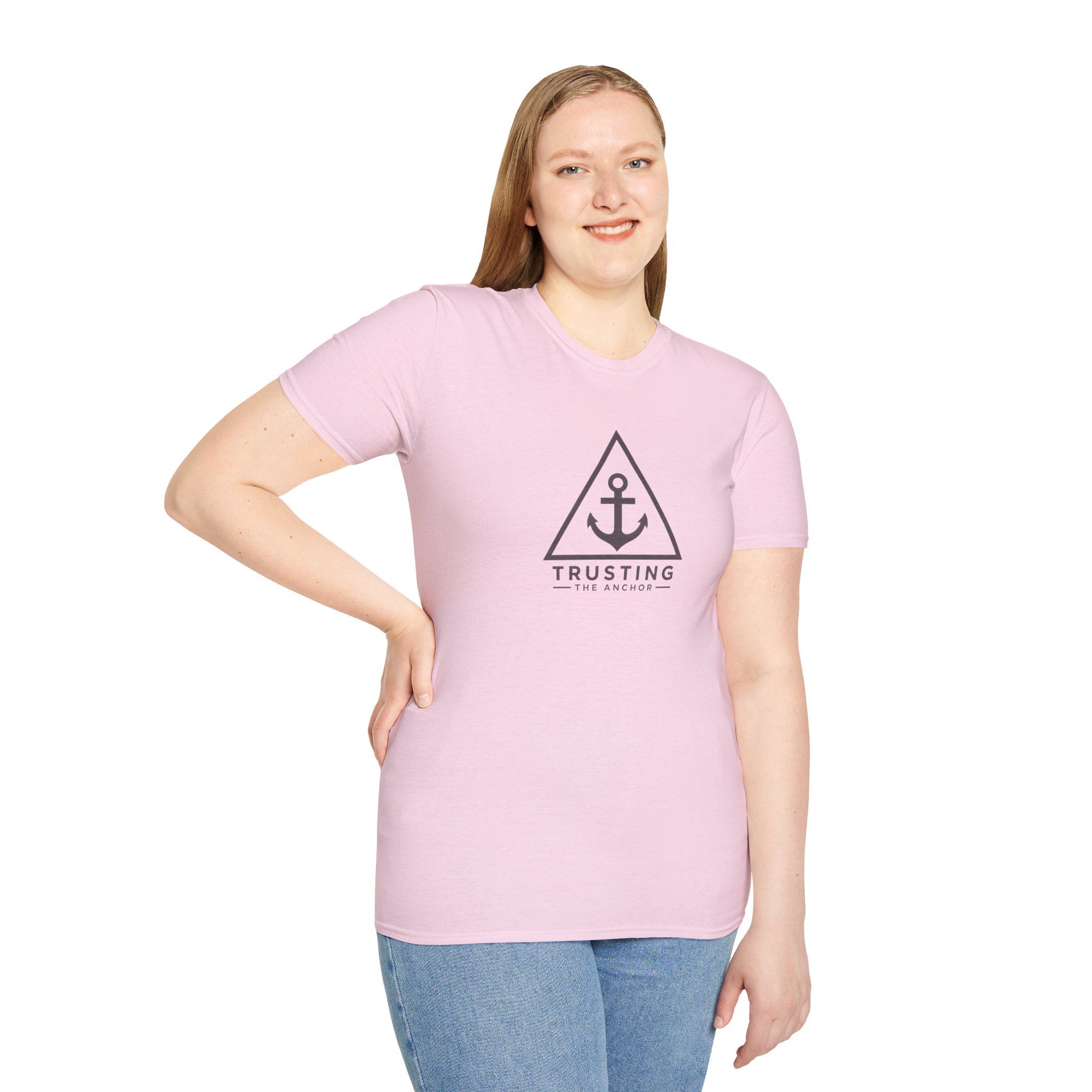 Trusting The Anchor™ | Hope Holds | Unisex Softstyle T-Shirt ⭐ (Hebrews 6:19) - Image 46