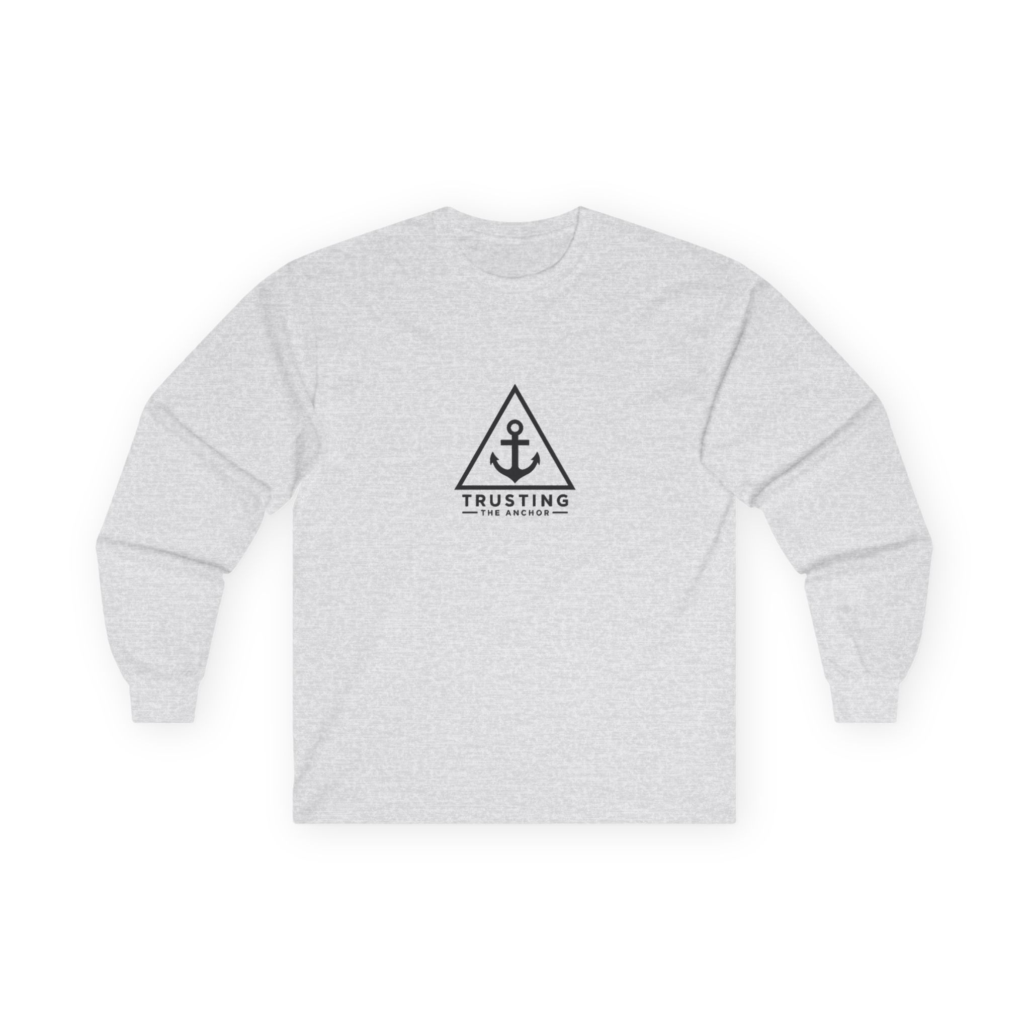 Trusting The Anchor™ | Walk By Faith Long Sleeve Christian T-Shirt | 2 Corinthians 5:7 - Image 3