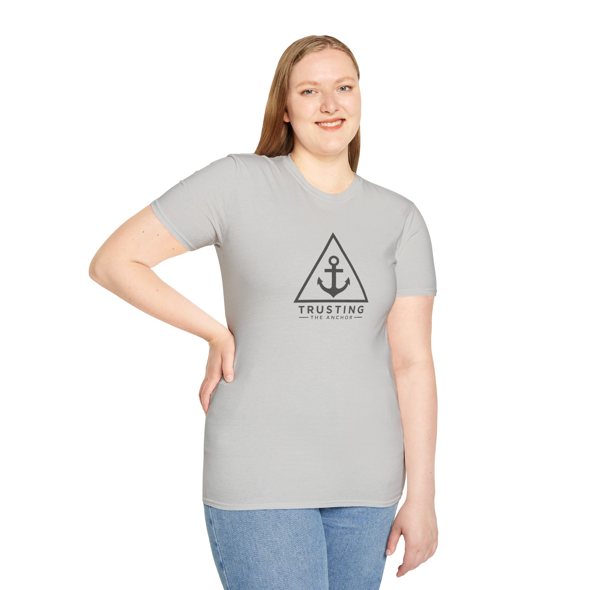 Trusting The Anchor™ | Hope Holds | Unisex Softstyle T-Shirt ⭐ (Hebrews 6:19) - Image 11