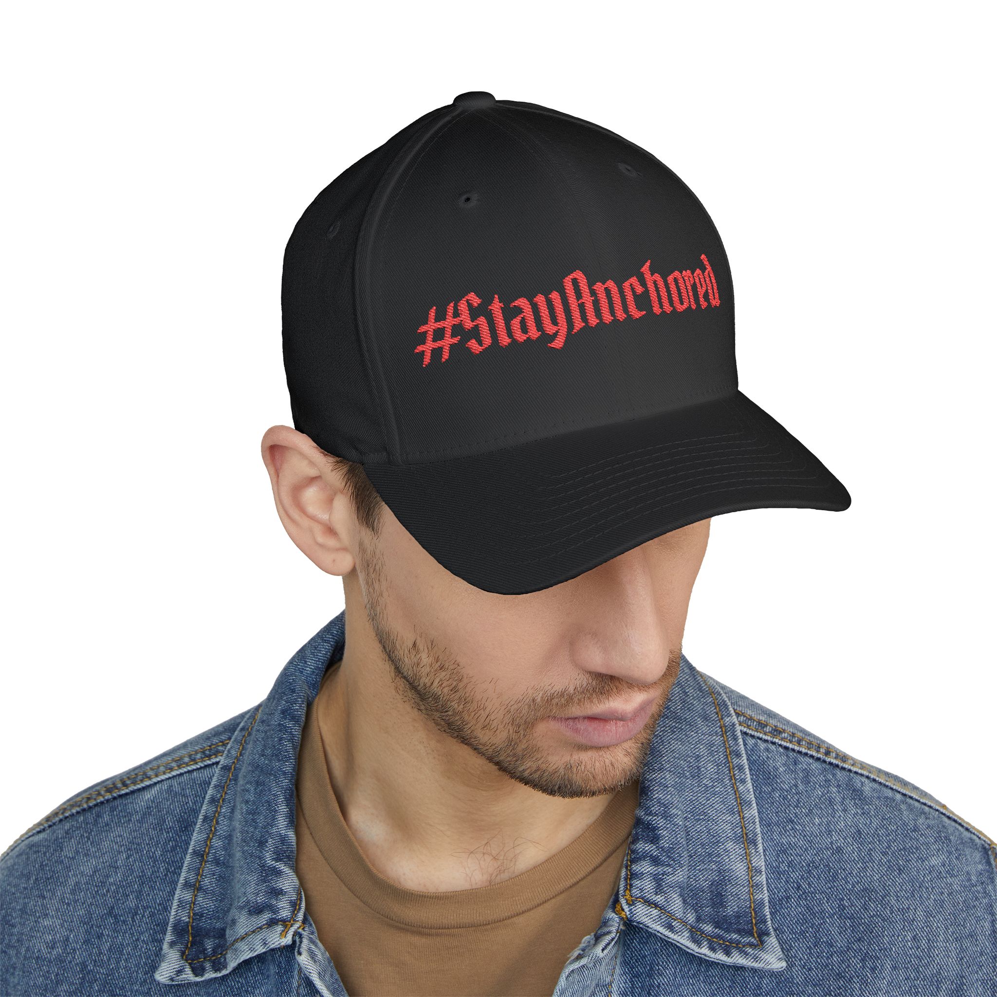 Trusting The Anchor™ | #StayAnchored Embroidered Fitted Cap - Image 20