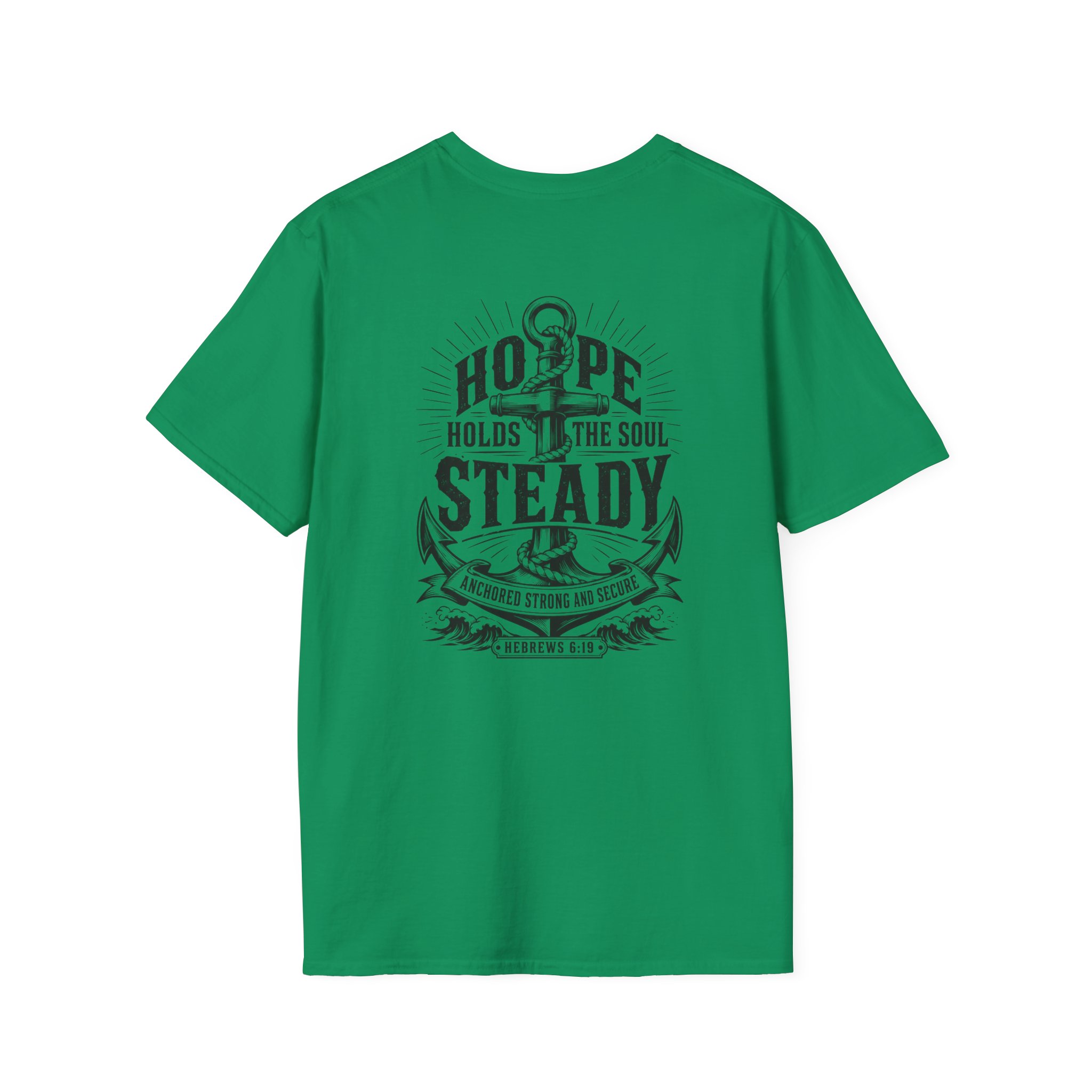 Trusting The Anchor™ | Hope Holds | Unisex Softstyle T-Shirt ⭐ (Hebrews 6:19) - Image 38
