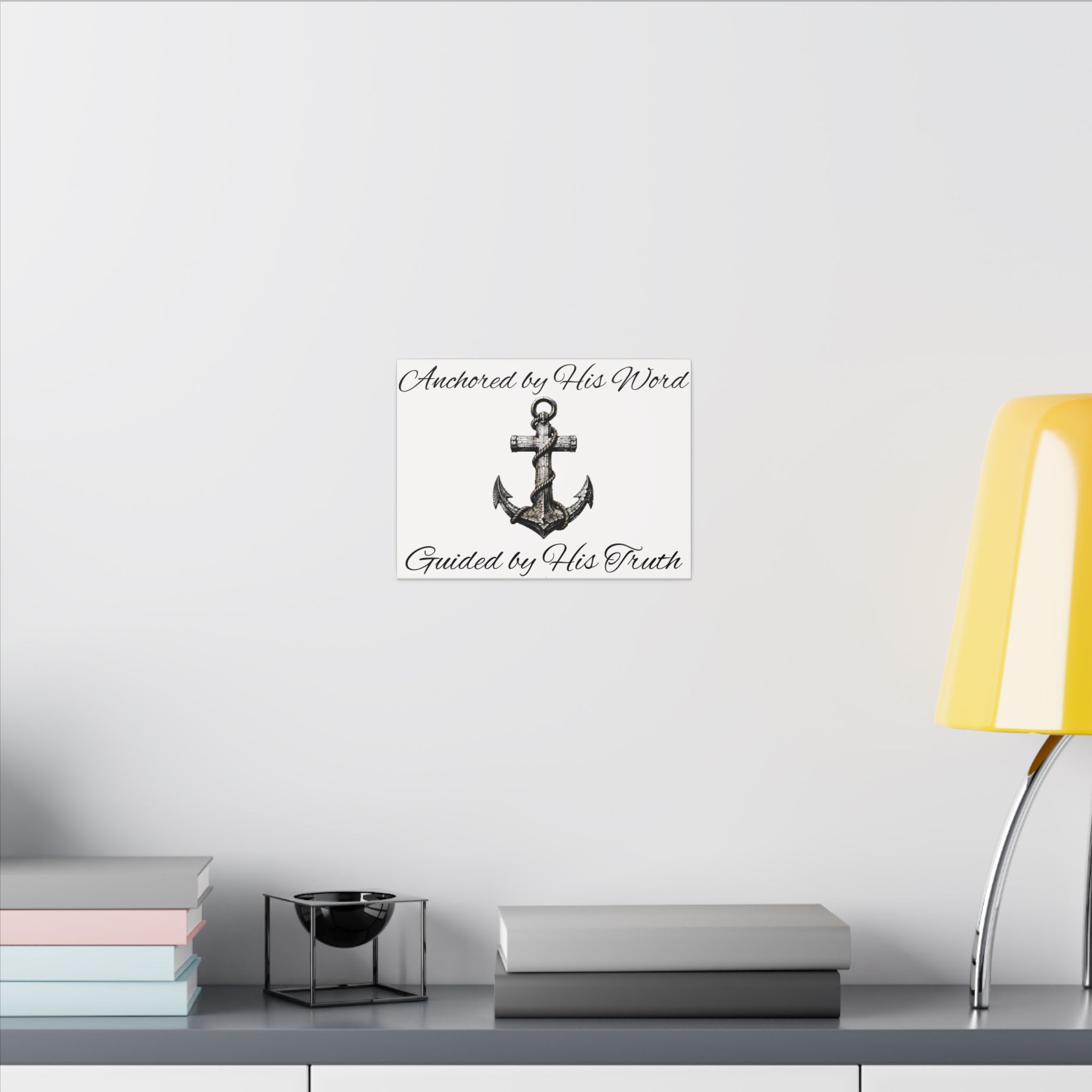 Trusting The Anchor™ | Anchored by His Word Canvas Print - Image 24