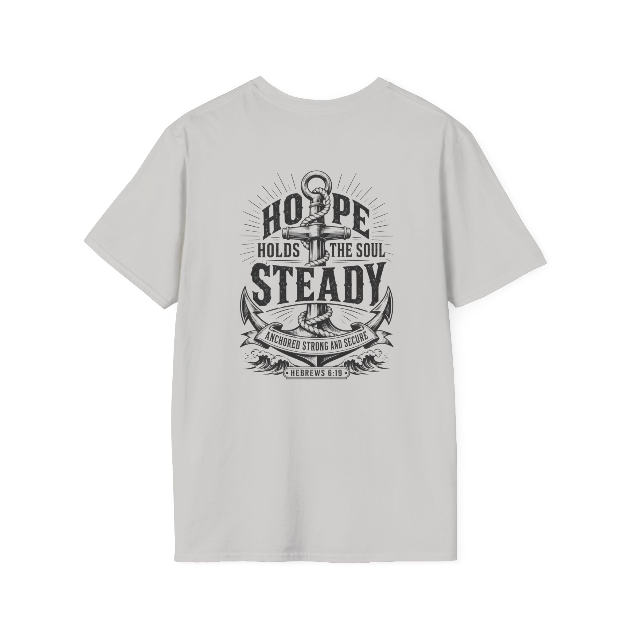 Trusting The Anchor™ | Hope Holds | Unisex Softstyle T-Shirt ⭐ (Hebrews 6:19) - Image 10