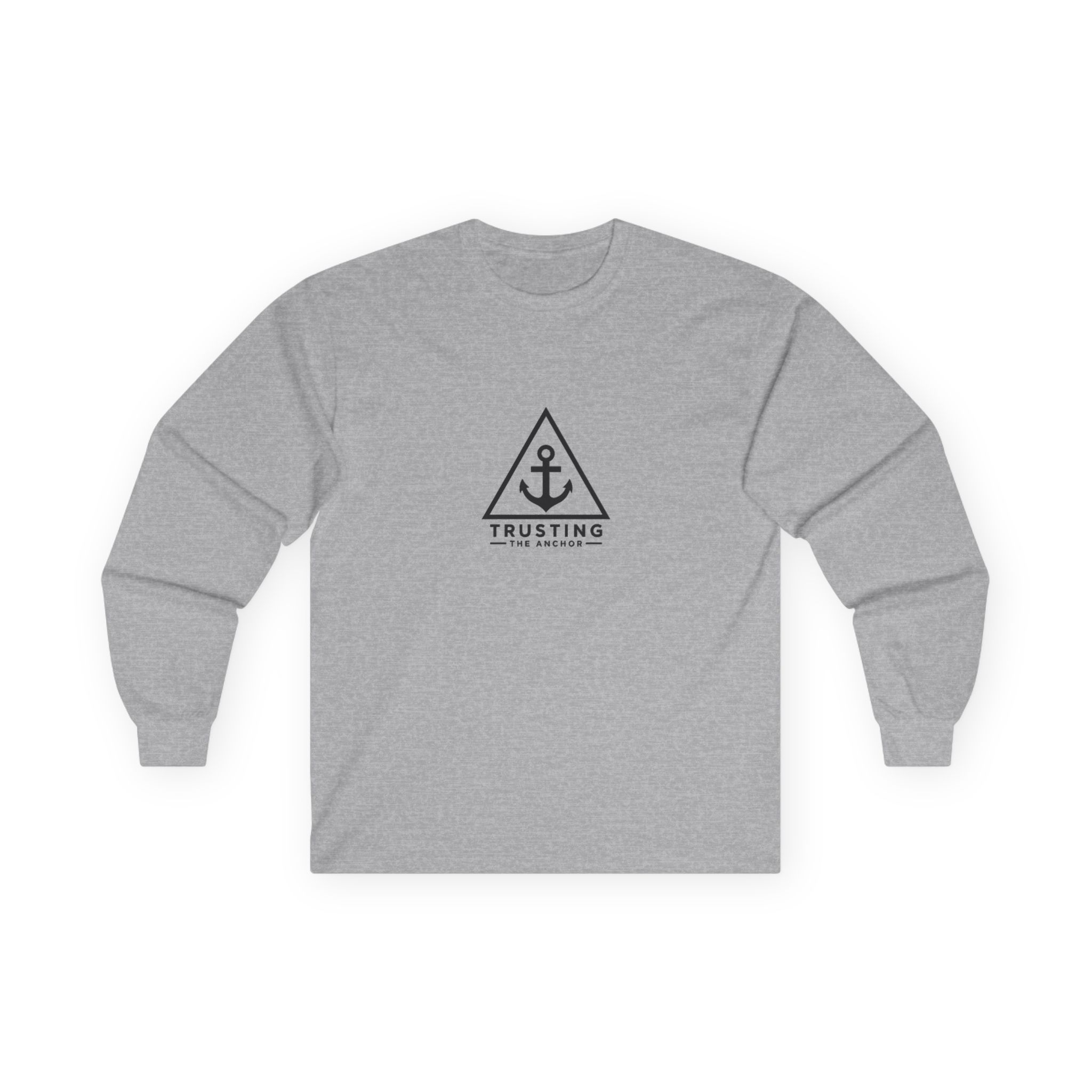 Trusting The Anchor™ | Walk By Faith Long Sleeve Christian T-Shirt | 2 Corinthians 5:7 - Image 5