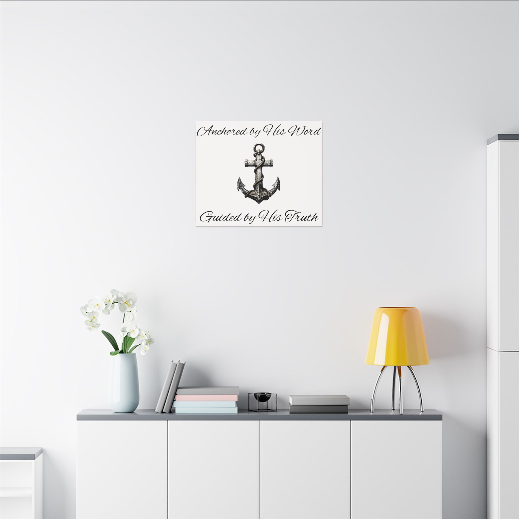 Trusting The Anchor™ | Anchored by His Word Canvas Print - Image 2