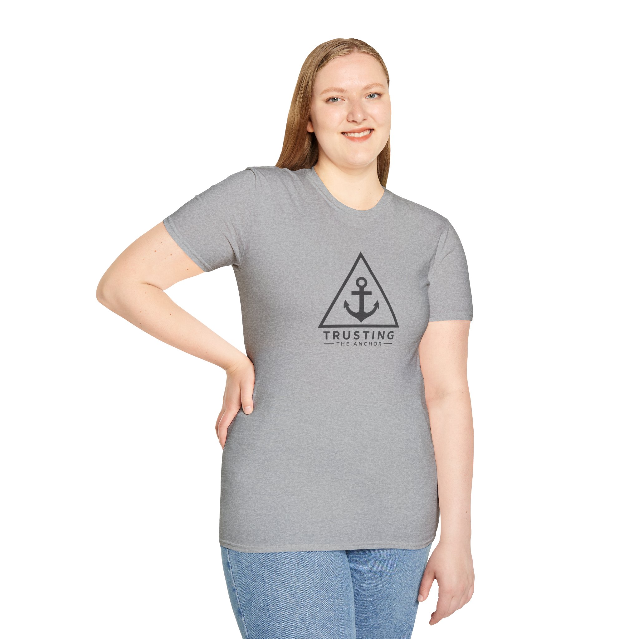 Trusting The Anchor™ | Hope Holds | Unisex Softstyle T-Shirt ⭐ (Hebrews 6:19) - Image 18