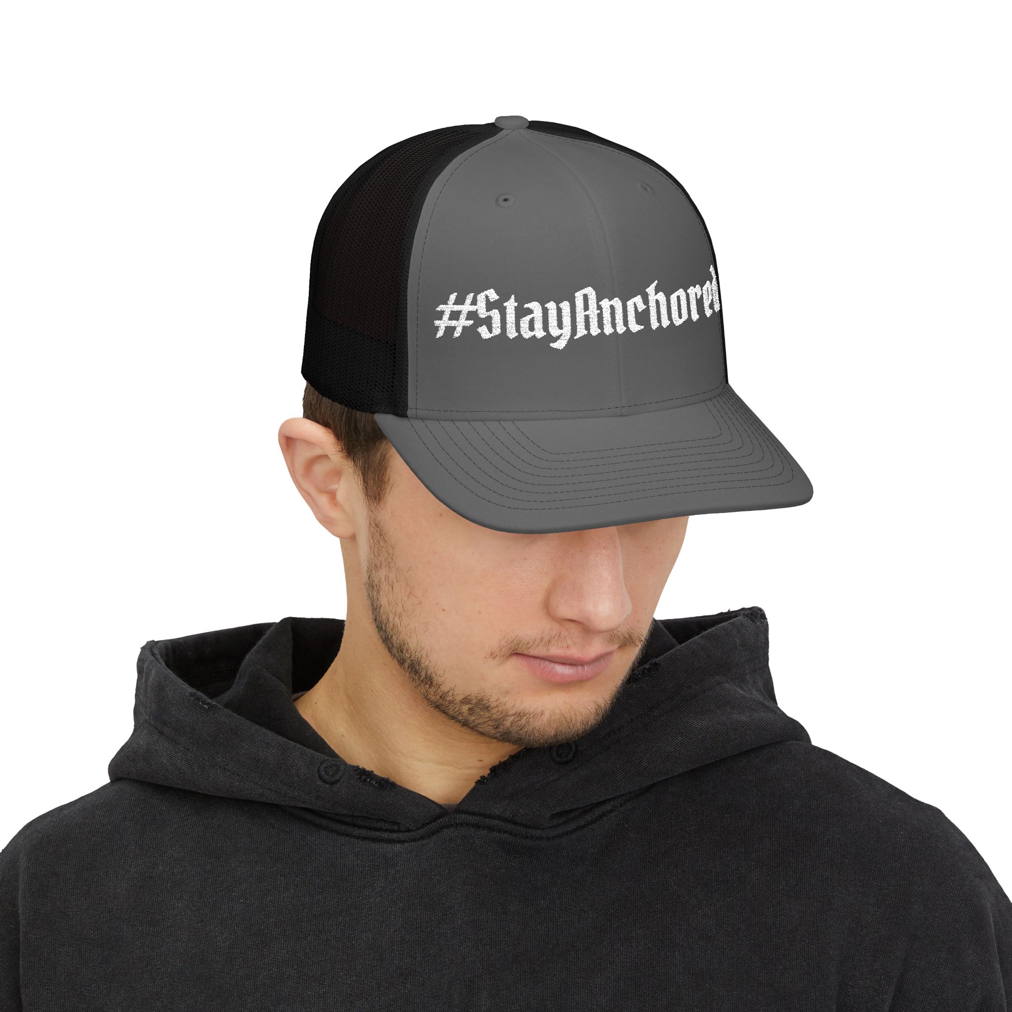Trusting The Anchor™ | #StayAnchored Embroidered Trucker Cap - Image 19