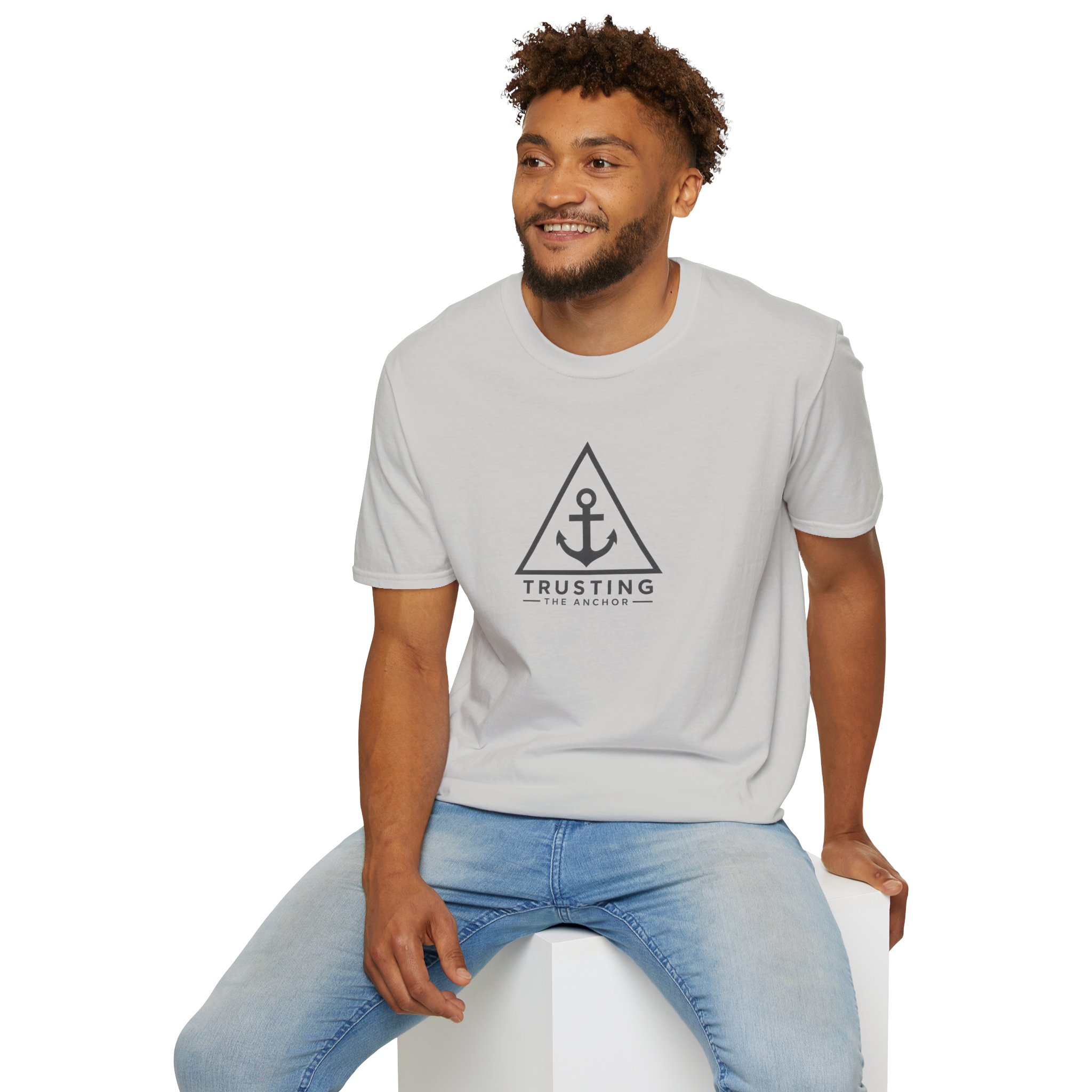 Trusting The Anchor™ | Hope Holds | Unisex Softstyle T-Shirt ⭐ (Hebrews 6:19) - Image 13