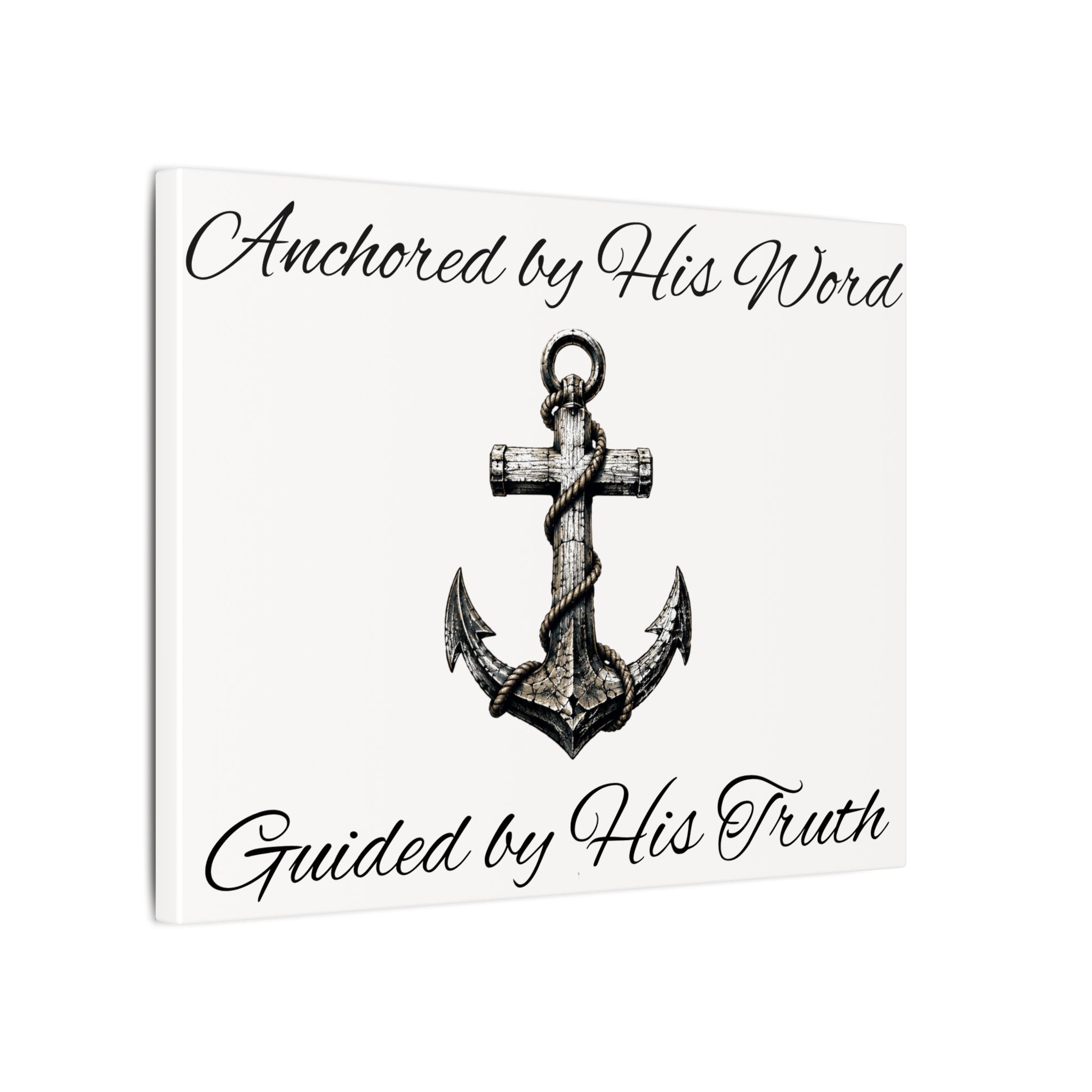 Trusting The Anchor™ | Anchored by His Word Canvas Print - Image 14