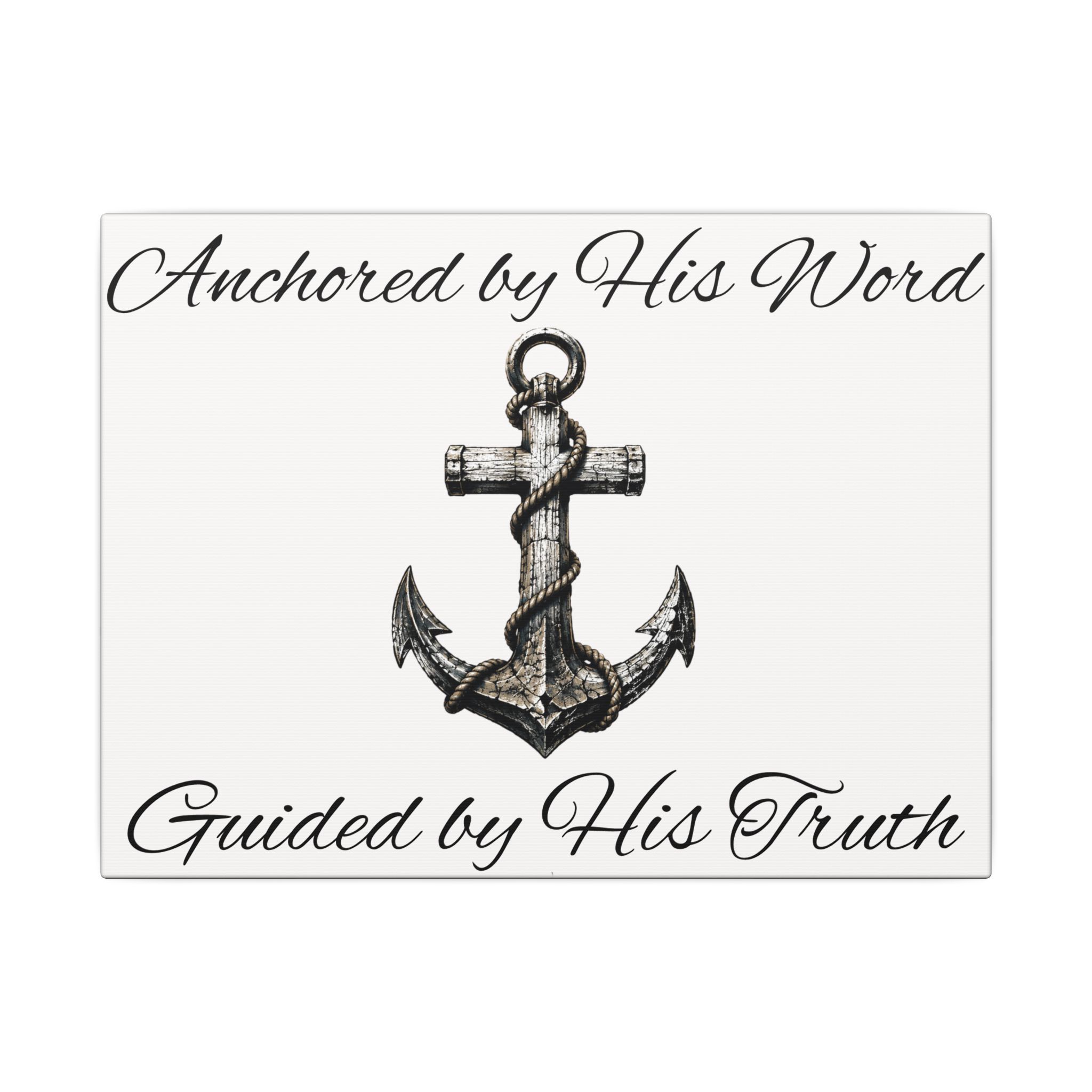 Trusting The Anchor™ | Anchored by His Word Canvas Print - Image 21