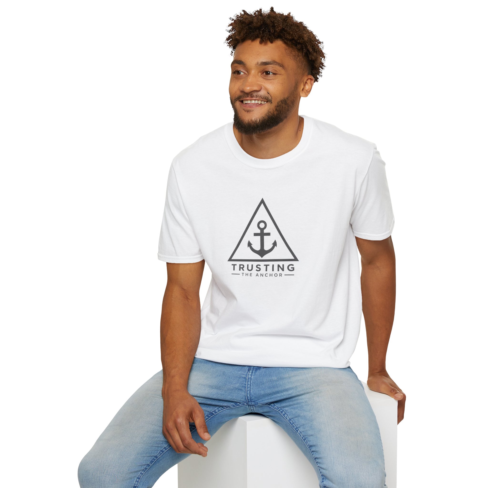Trusting The Anchor™ | Stand Firm (1 Corinthians 16:13) | Unisex Softstyle T-Shirt ⭐ - Image 4