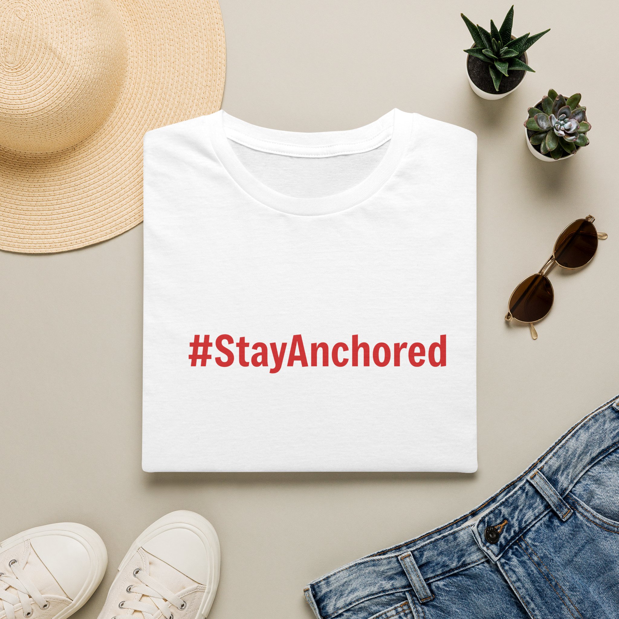 #StayAnchored | Trusting The Anchor Unisex Faith T-Shirt ⭐ - Image 5