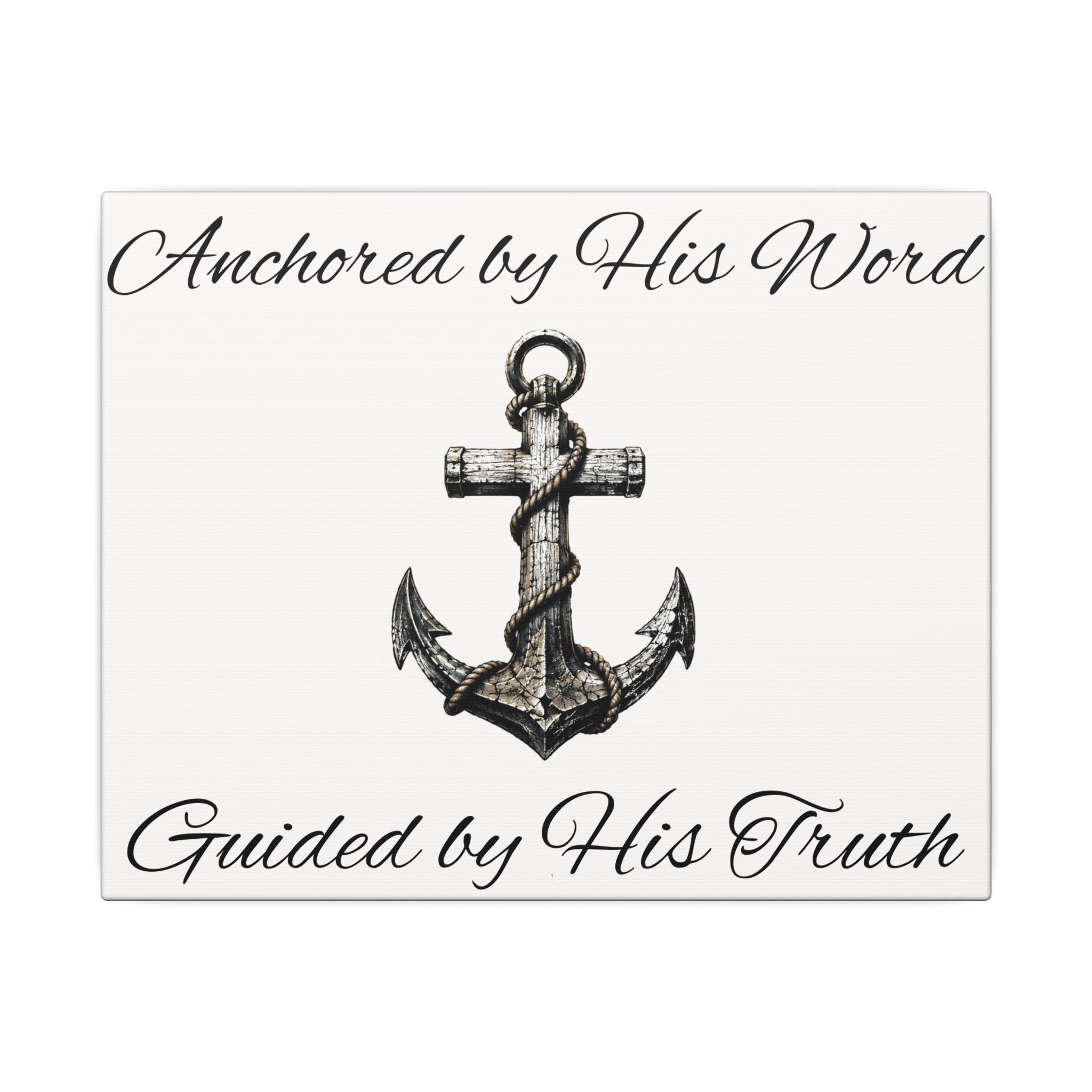 Trusting The Anchor™ | Anchored by His Word Canvas Print - Image 9