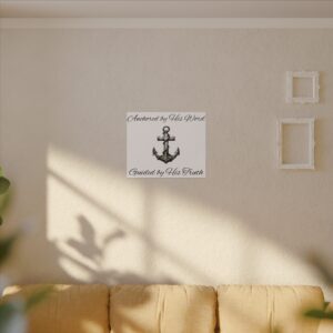 Trusting The Anchor™ | Anchored by His Word Canvas Print