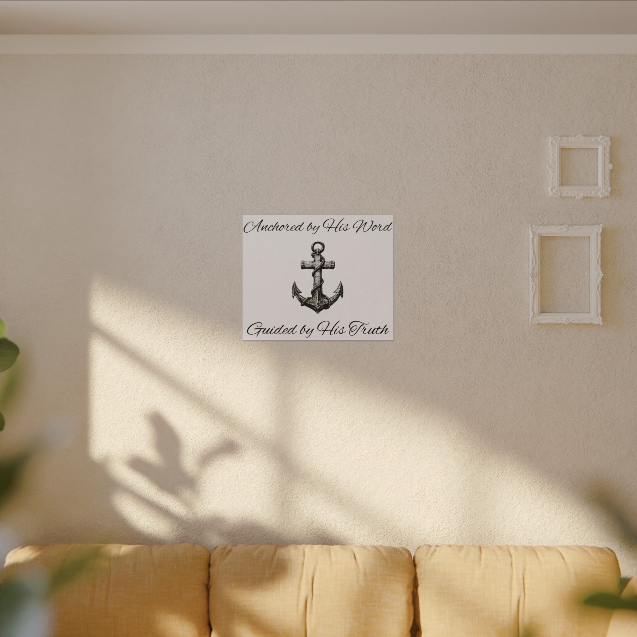 Trusting The Anchor™ | Anchored by His Word Canvas Print