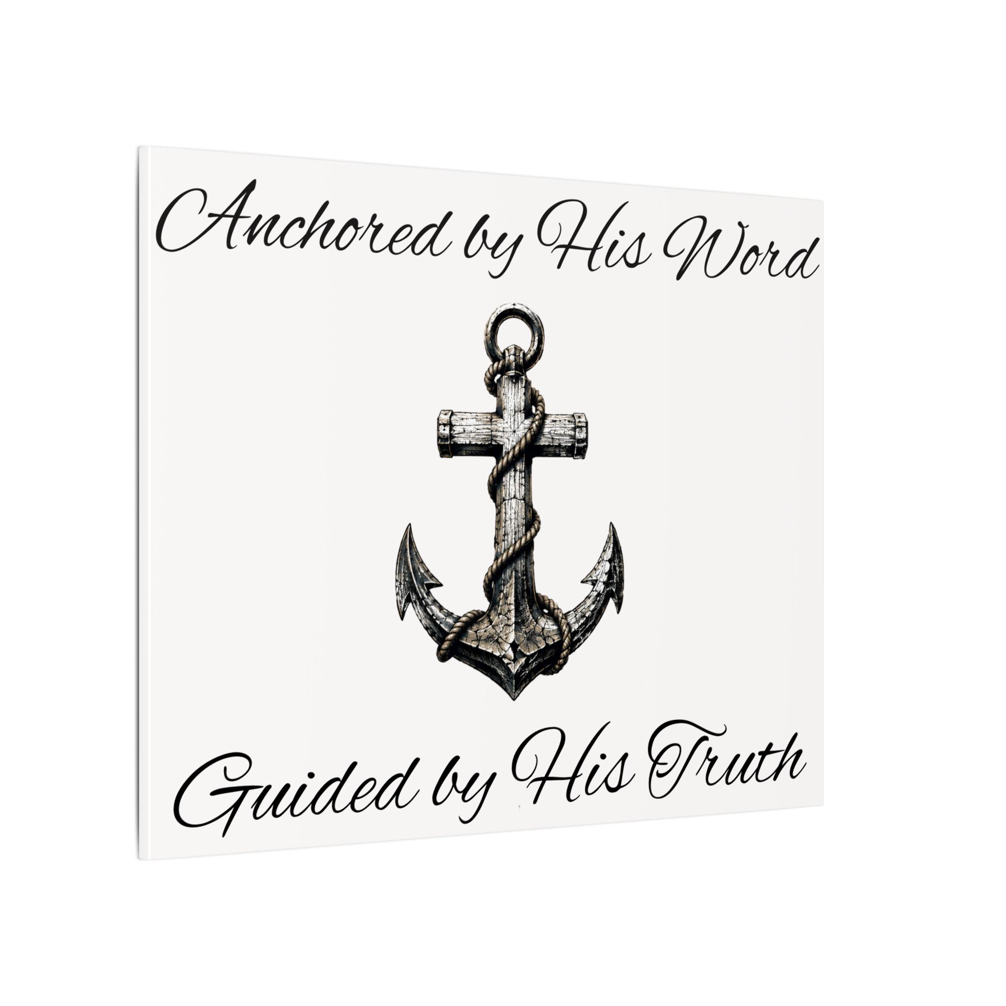 Trusting The Anchor™ | Anchored by His Word Canvas Print - Image 6