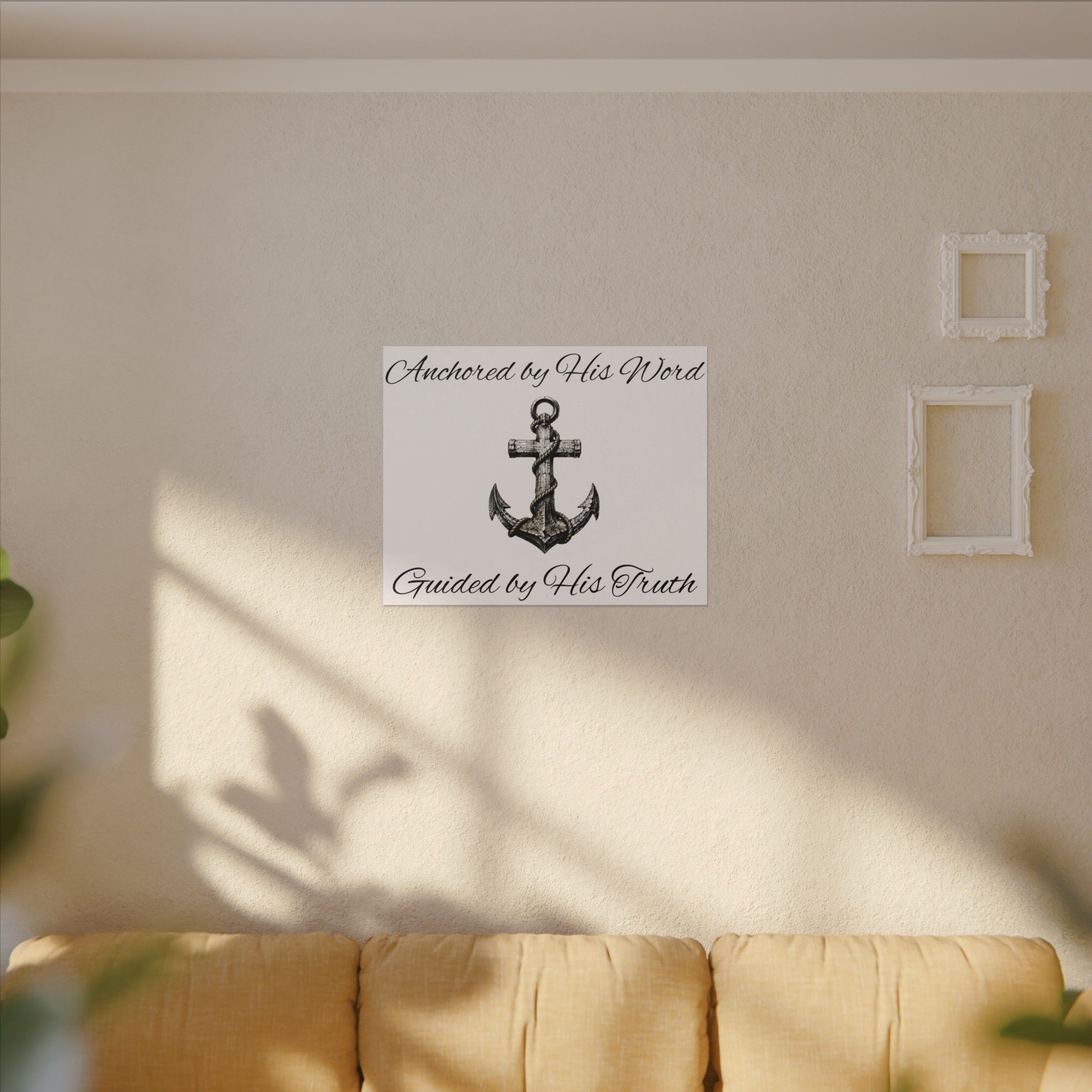 Trusting The Anchor™ | Anchored by His Word Canvas Print - Image 7