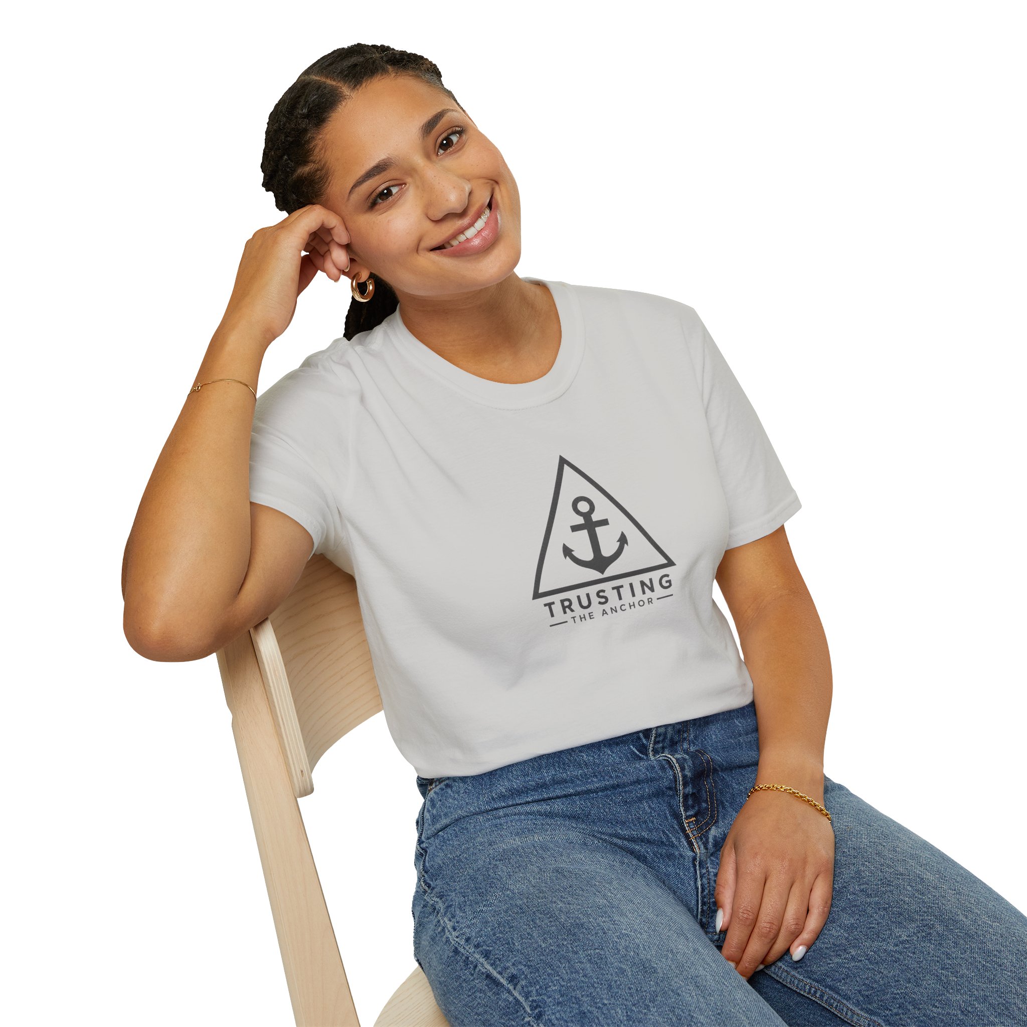 Trusting The Anchor™ | Hope Holds | Unisex Softstyle T-Shirt ⭐ (Hebrews 6:19) - Image 14