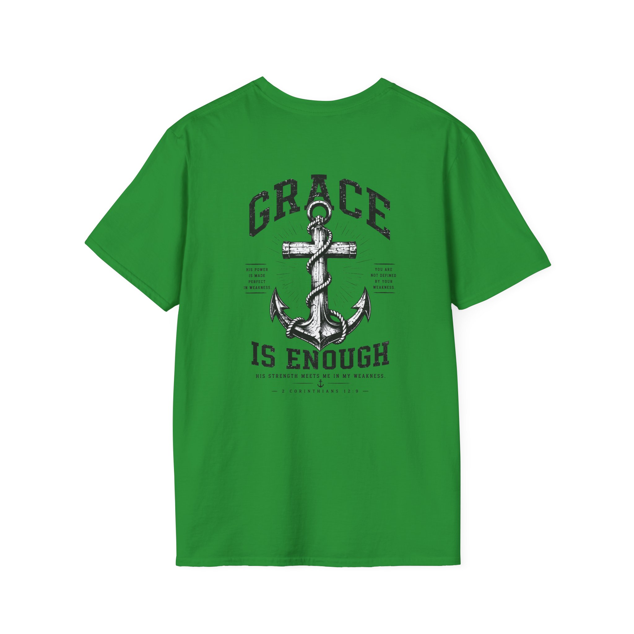 2 Corinthians 12:9 Christian T-Shirt | Grace Is Enough | Trusting The Anchor™ - Image 40