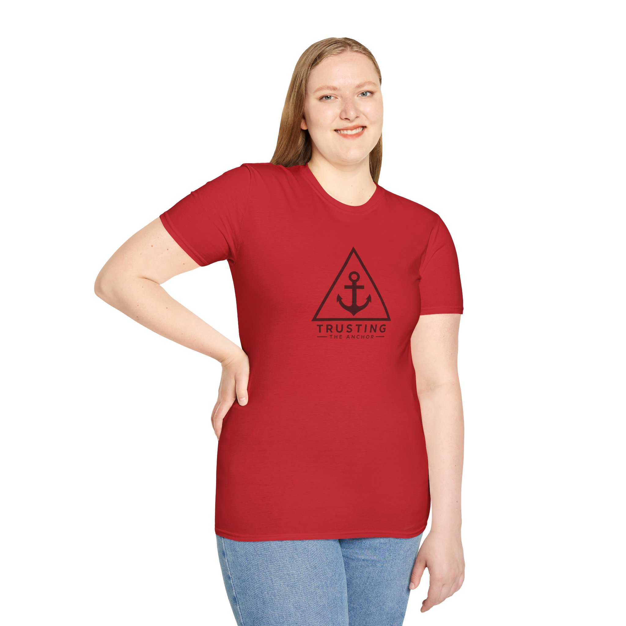 Trusting The Anchor™ | Hope Holds | Unisex Softstyle T-Shirt ⭐ (Hebrews 6:19) - Image 53