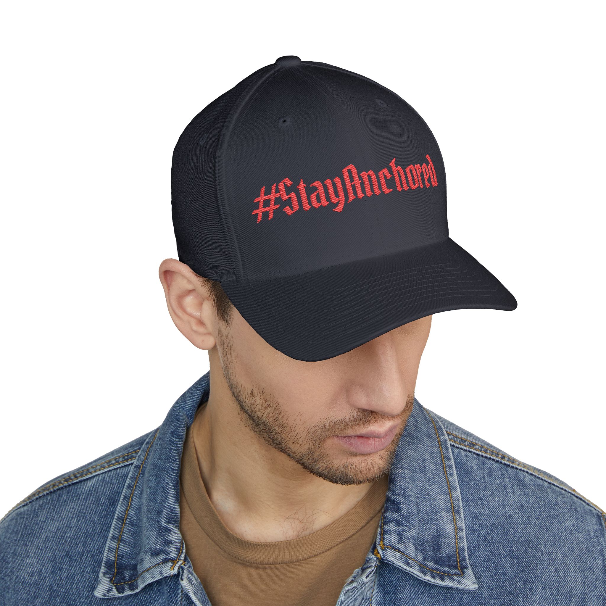 Trusting The Anchor™ | #StayAnchored Embroidered Fitted Cap - Image 16