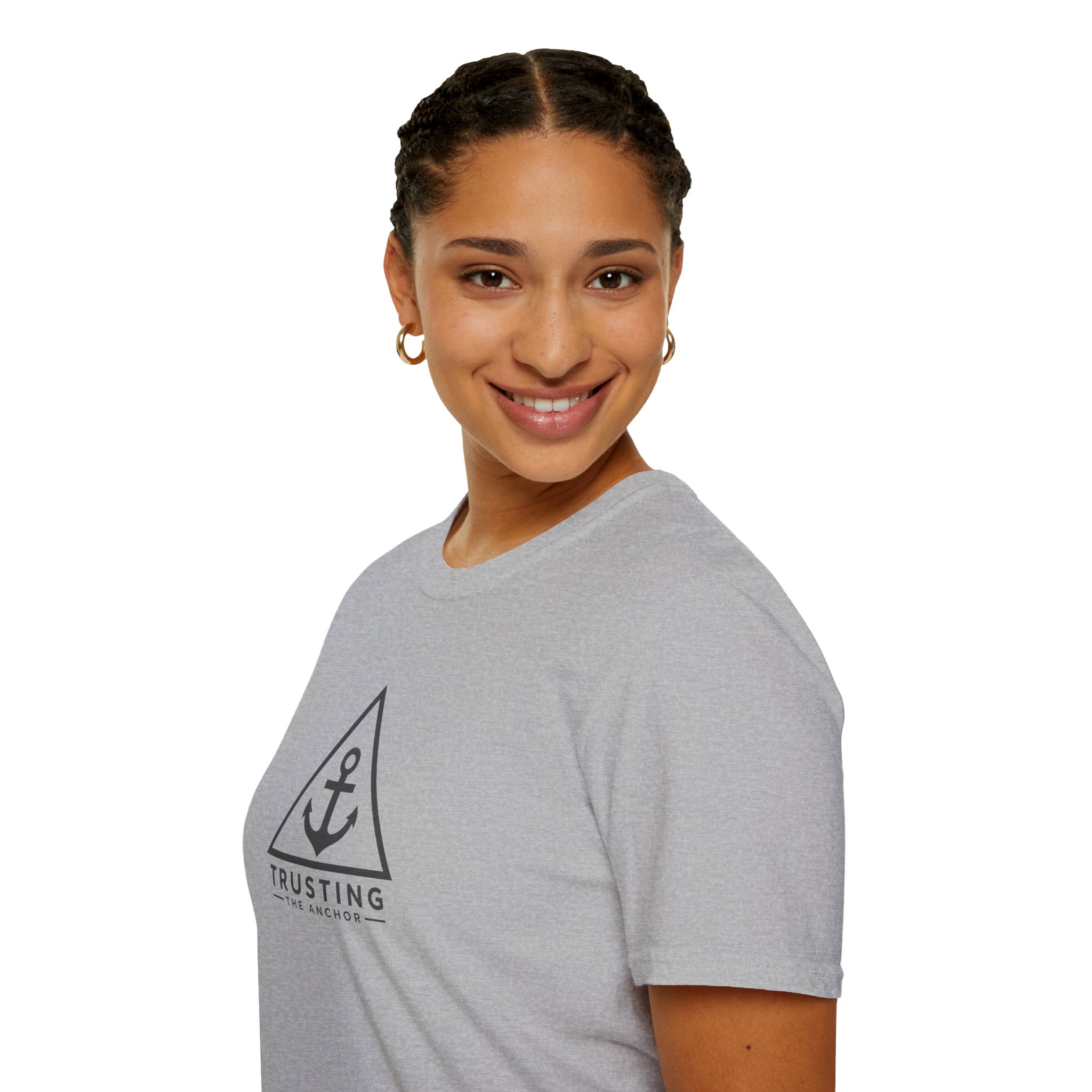 Trusting The Anchor™ | Walk by Faith – 2 Corinthians 5:7 T-Shirt ⭐ - Image 2