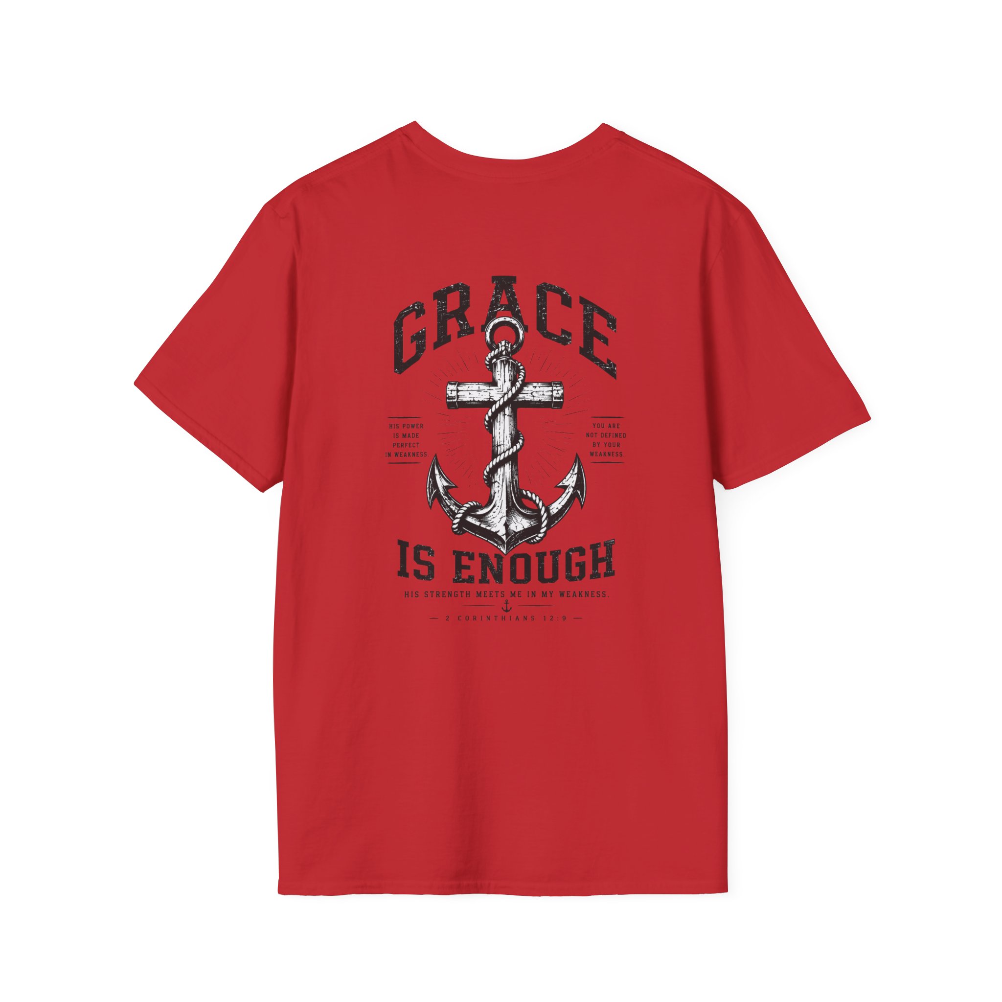 2 Corinthians 12:9 Christian T-Shirt | Grace Is Enough | Trusting The Anchor™ - Image 64