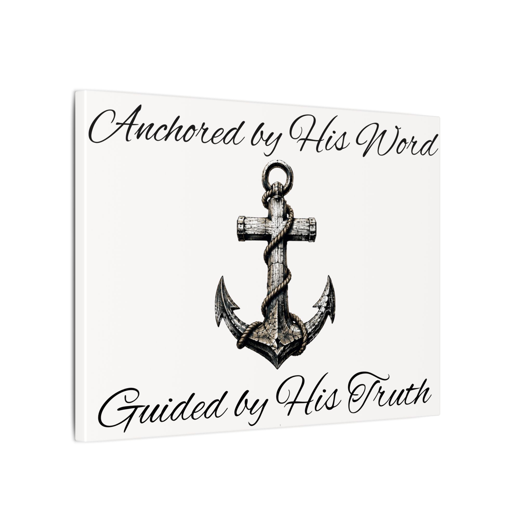 Trusting The Anchor™ | Anchored by His Word Canvas Print - Image 18