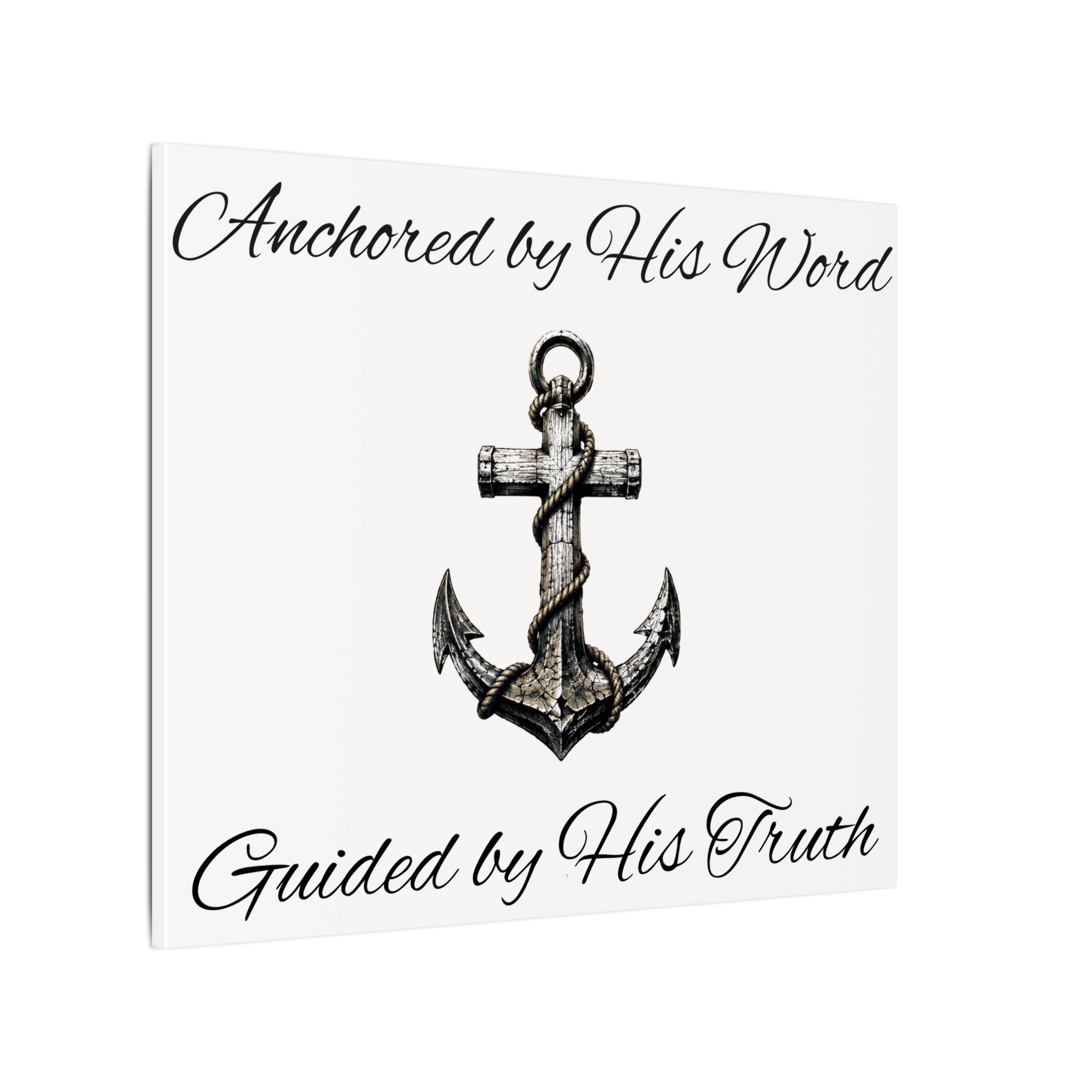 Trusting The Anchor™ | Anchored by His Word Canvas Print - Image 4