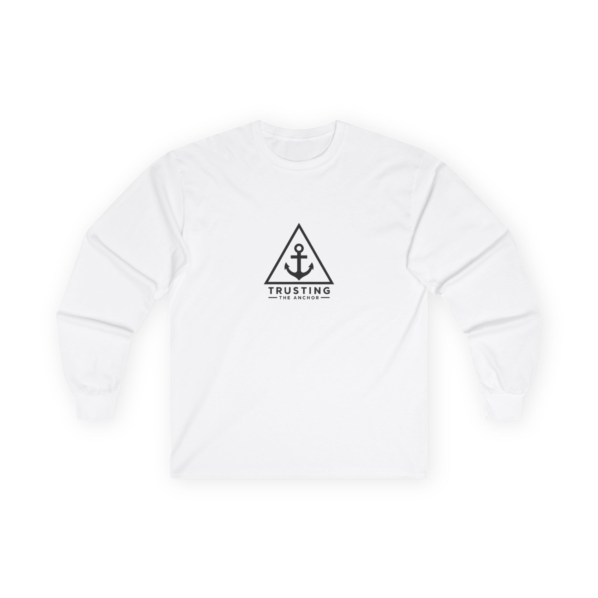 Trusting The Anchor™ | Walk By Faith Long Sleeve Christian T-Shirt | 2 Corinthians 5:7