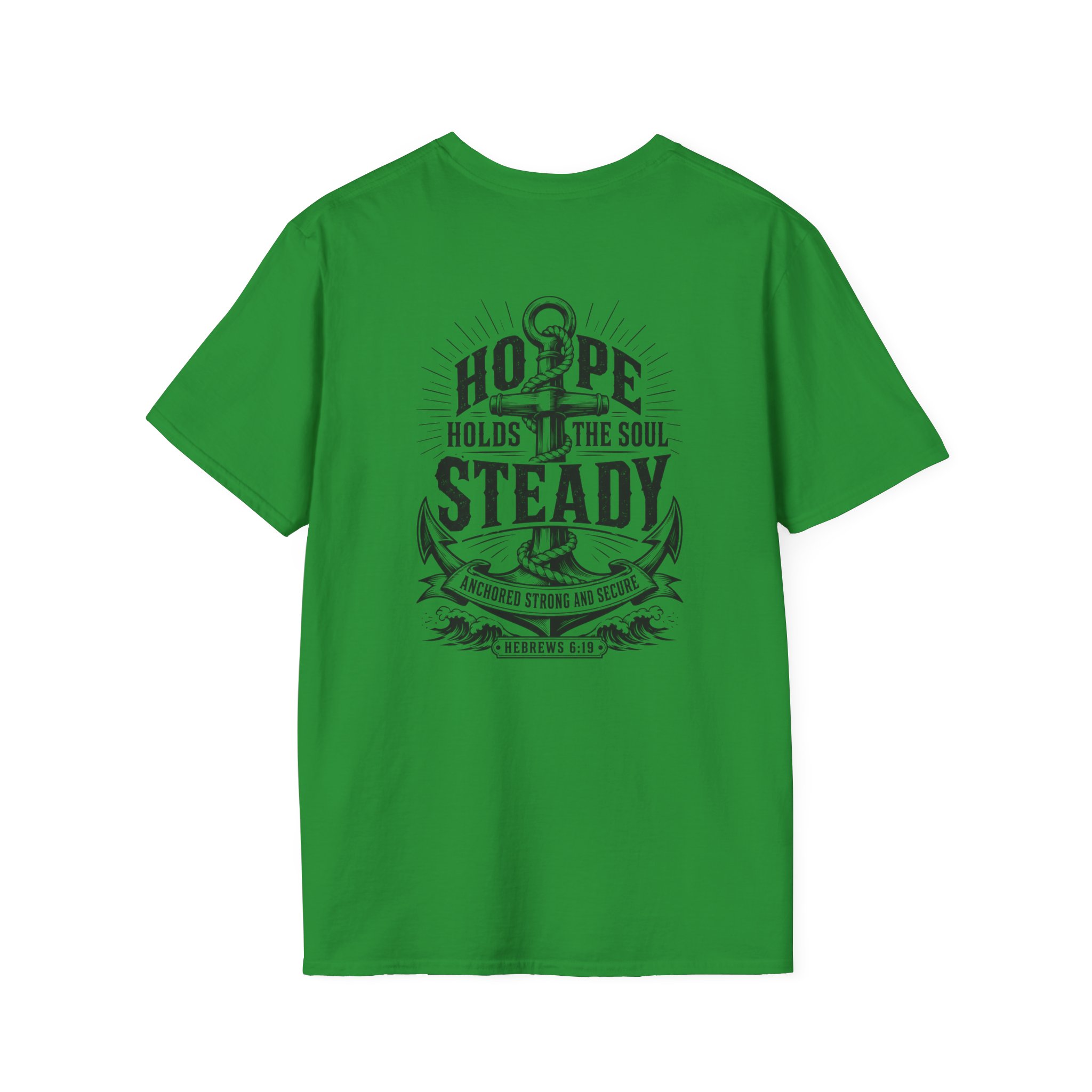 Trusting The Anchor™ | Hope Holds | Unisex Softstyle T-Shirt ⭐ (Hebrews 6:19) - Image 31