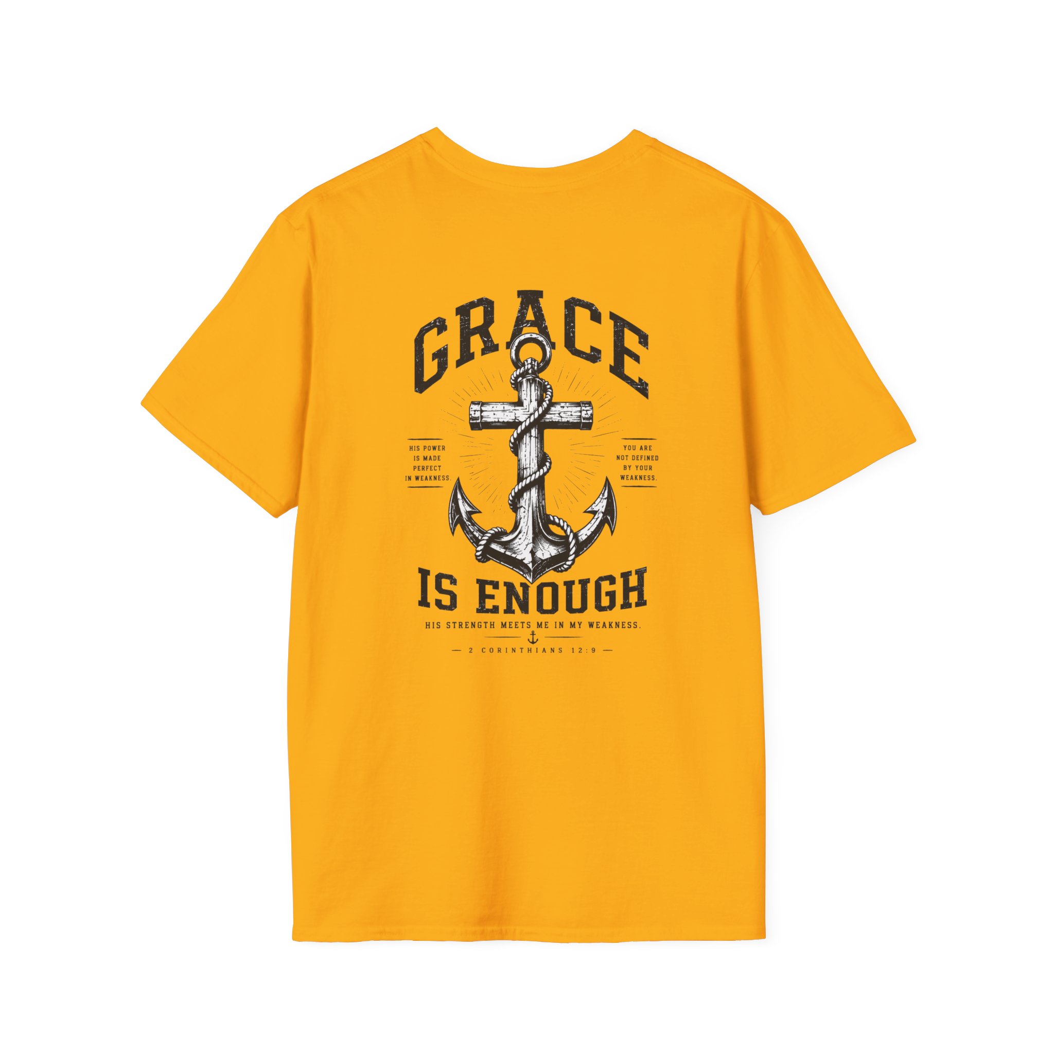 2 Corinthians 12:9 Christian T-Shirt | Grace Is Enough | Trusting The Anchor™ - Image 21