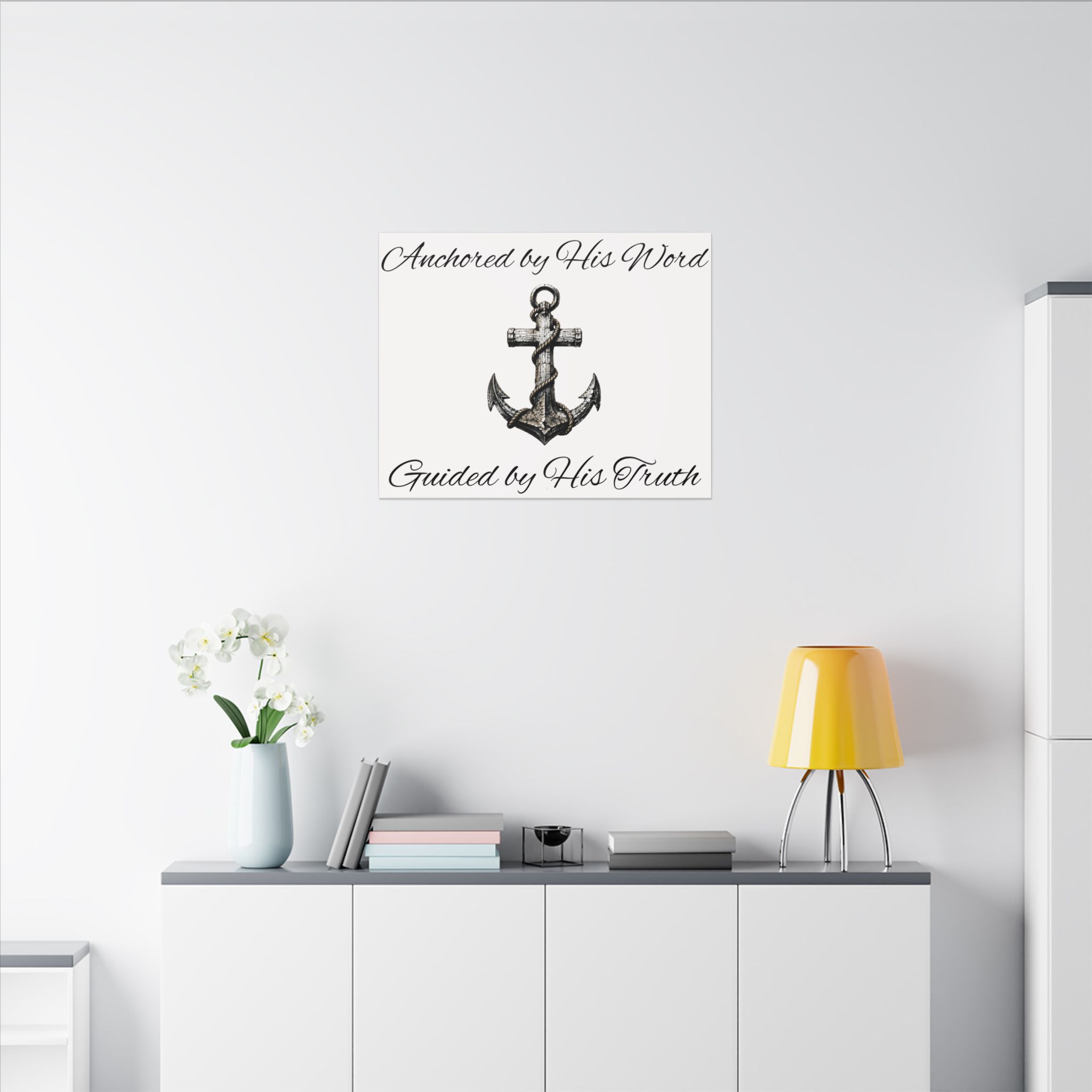 Trusting The Anchor™ | Anchored by His Word Canvas Print - Image 8