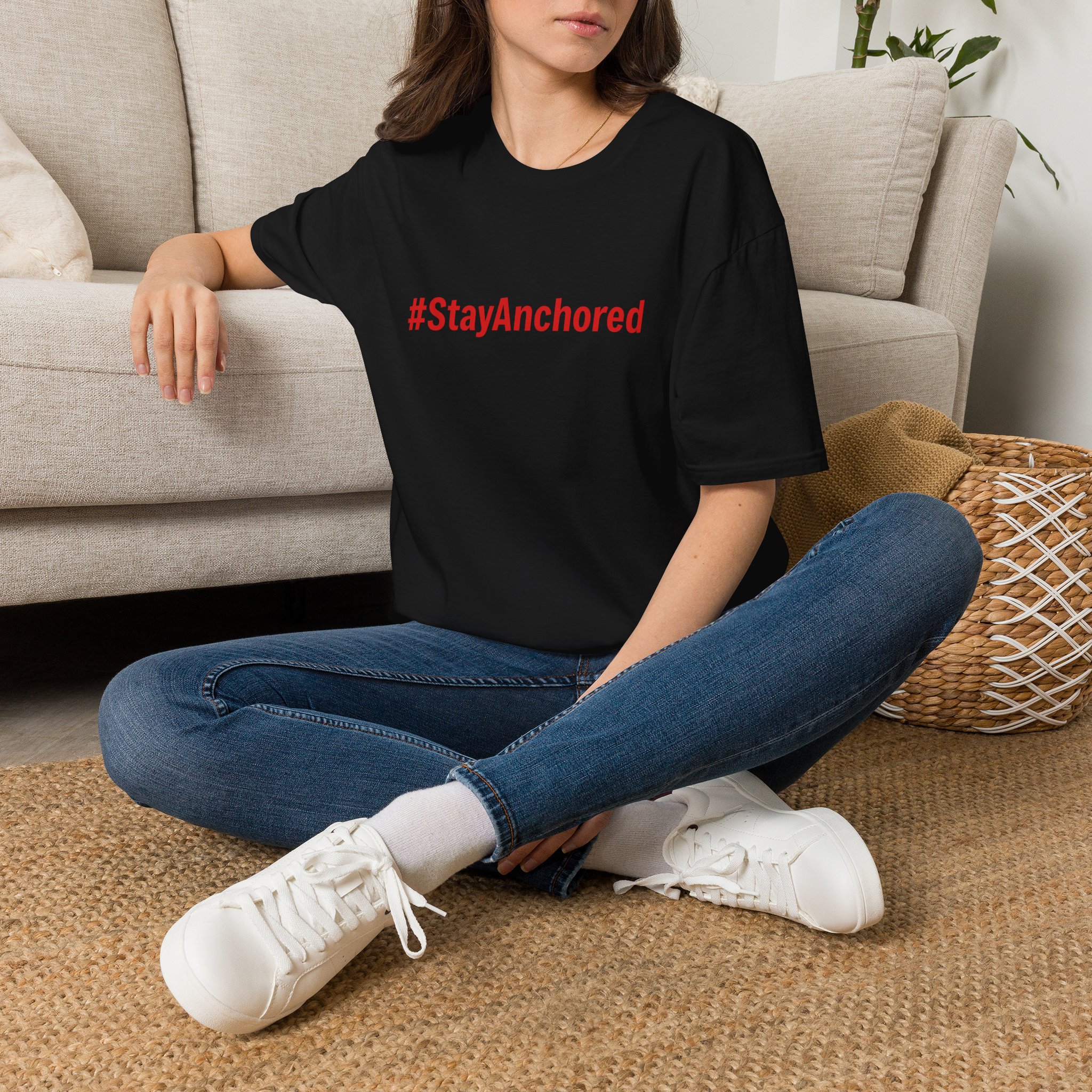 #StayAnchored | Trusting The Anchor Unisex Faith T-Shirt ⭐ - Image 2
