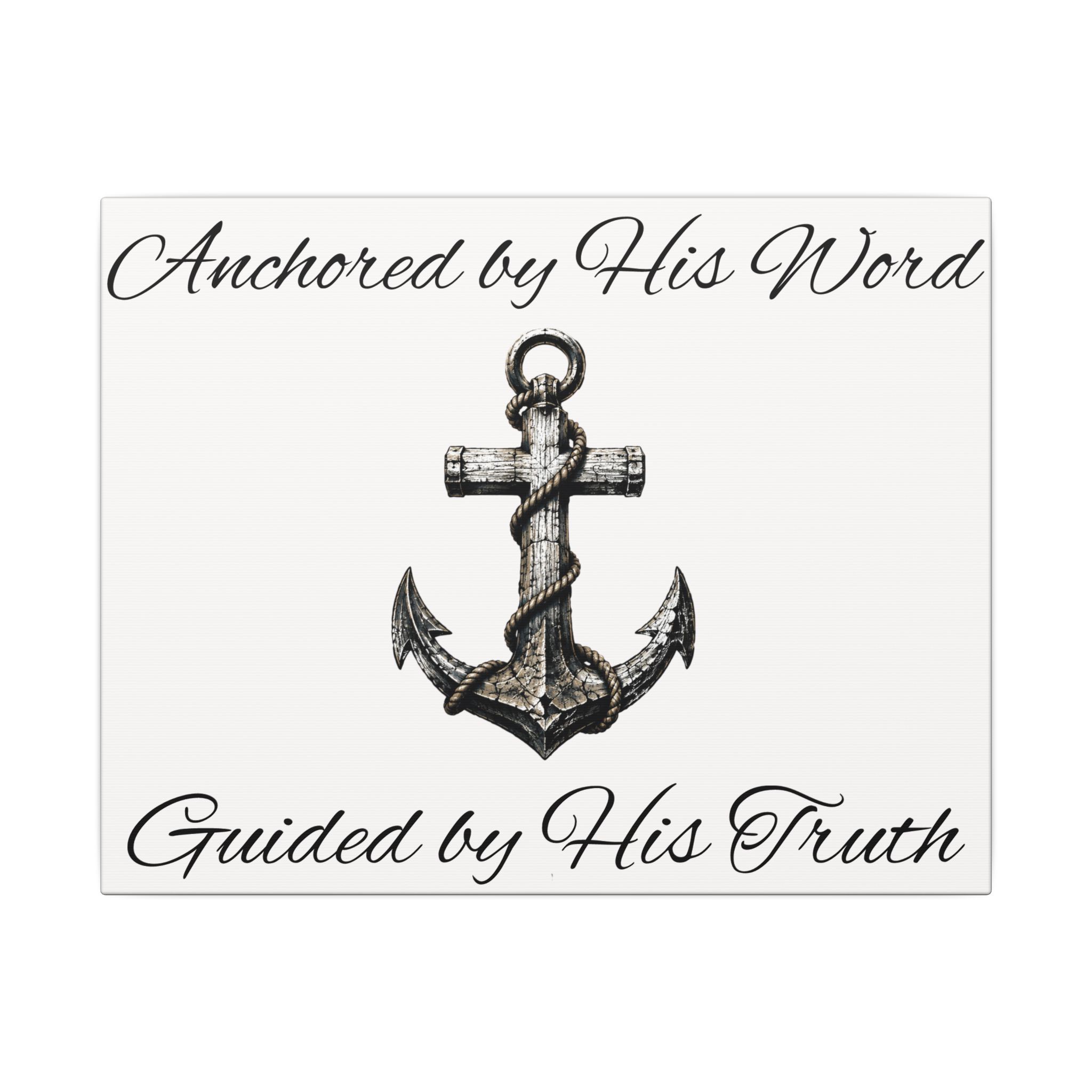 Trusting The Anchor™ | Anchored by His Word Canvas Print - Image 13