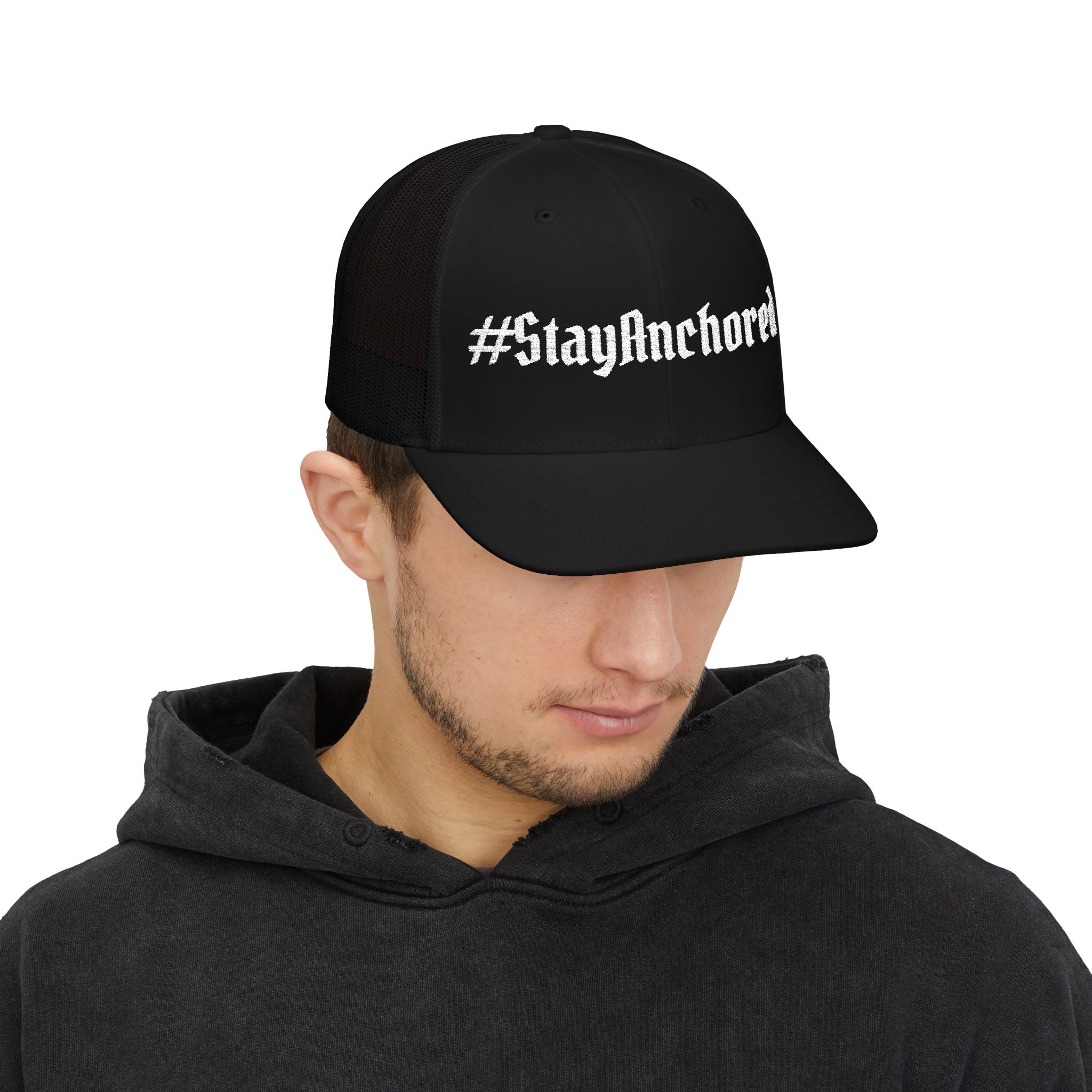 Trusting The Anchor™ | #StayAnchored Embroidered Trucker Cap - Image 15