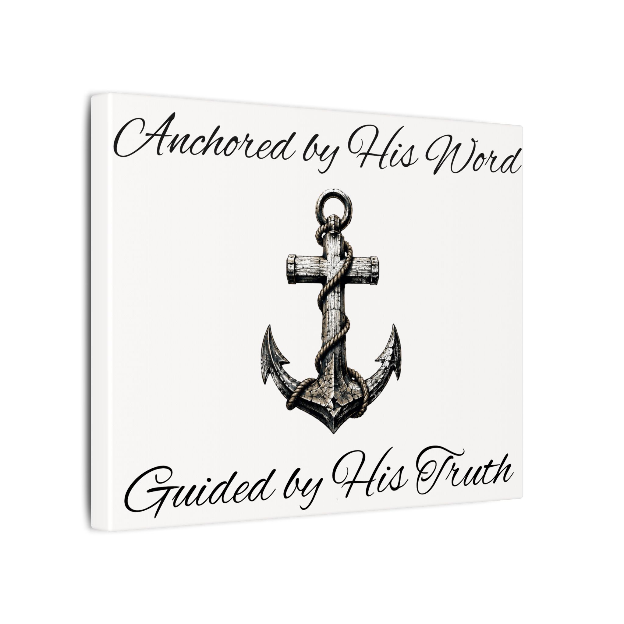 Trusting The Anchor™ | Anchored by His Word Canvas Print - Image 10
