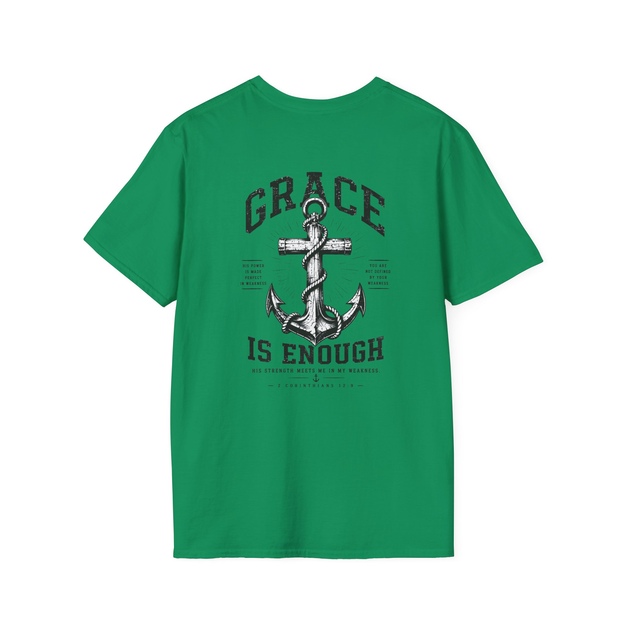 2 Corinthians 12:9 Christian T-Shirt | Grace Is Enough | Trusting The Anchor™ - Image 46